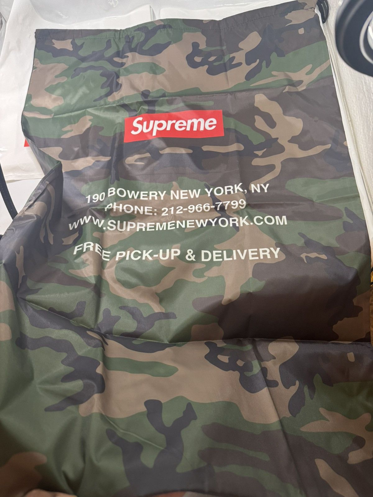 Supreme Supreme Drawstring Laundry Bag Size ONE SIZE - 2 Thumbnail