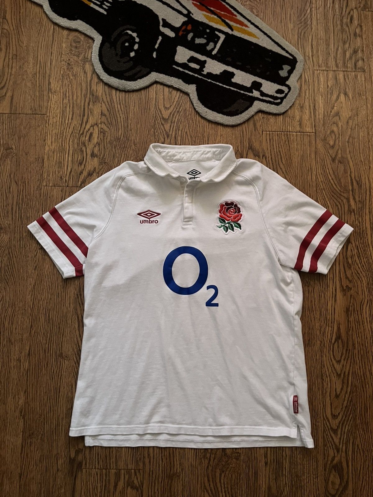 Umbro Vintage rugby polos Umbro England Size US XL / EU 56 / 4 - 1 Thumbnail