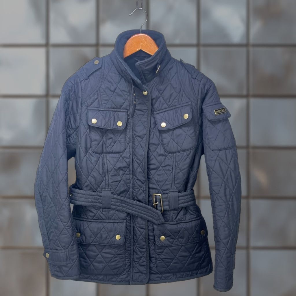 Barbour VINTAGE Barbour Jacket Womens US 8 Tourer International Polar Quilt Size L / US 10 / IT 46 - 1 Thumbnail