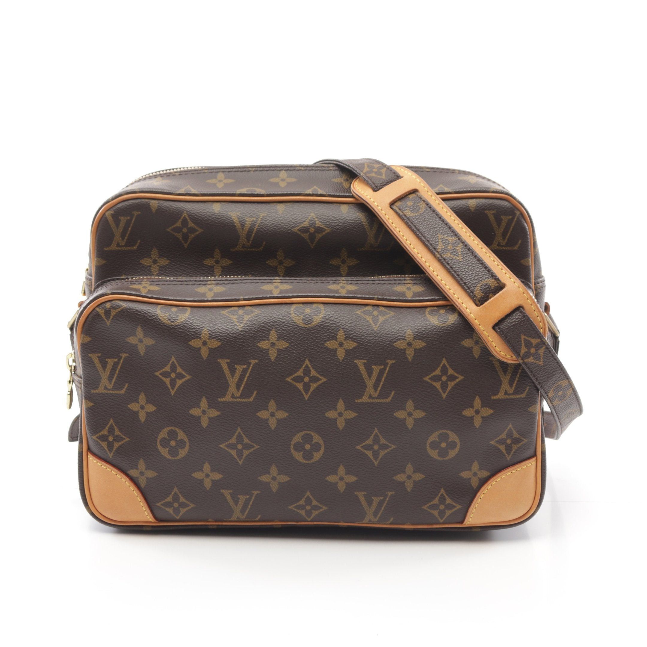 Louis Vuitton Louis Vuitton Nil Monogram Shoulder Bag Leather Brown Size ONE SIZE - 1 Thumbnail