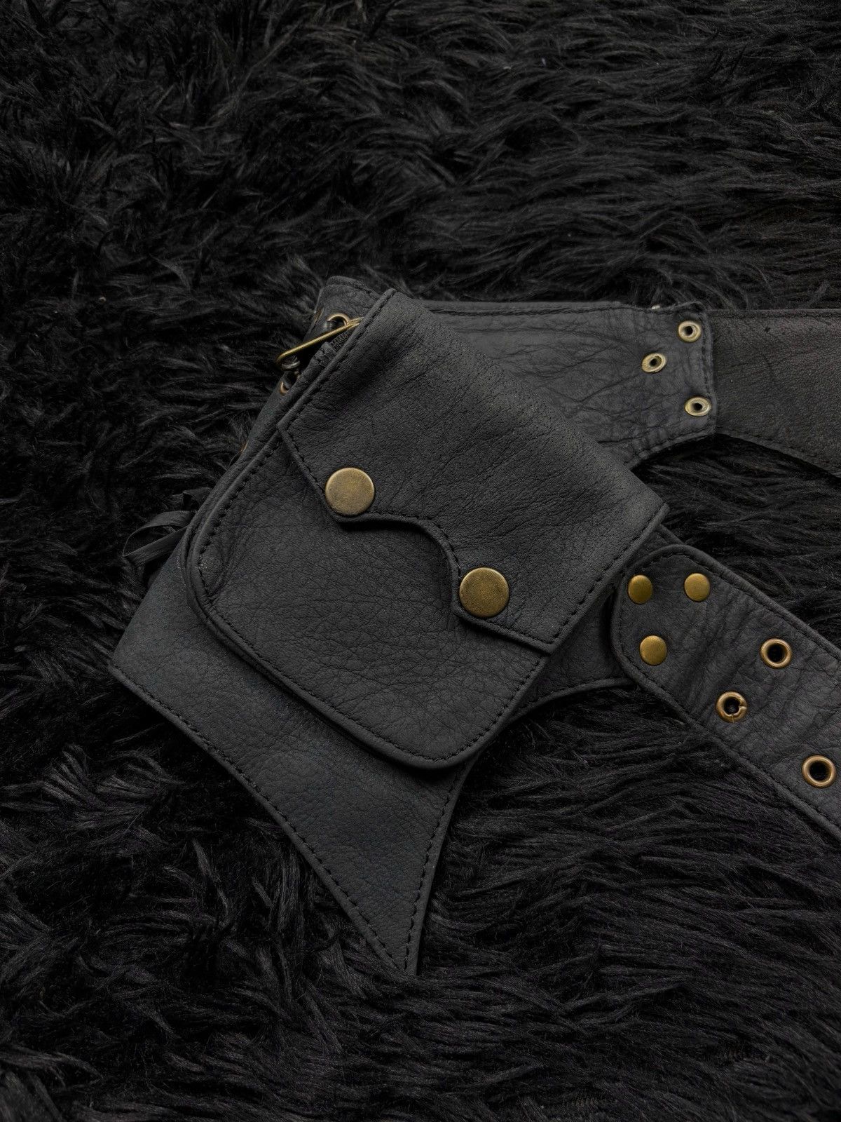 KMRii Kmrii Style Avant Garde Archive Leather Pocket Belt Bag Size ONE SIZE - 3 Thumbnail