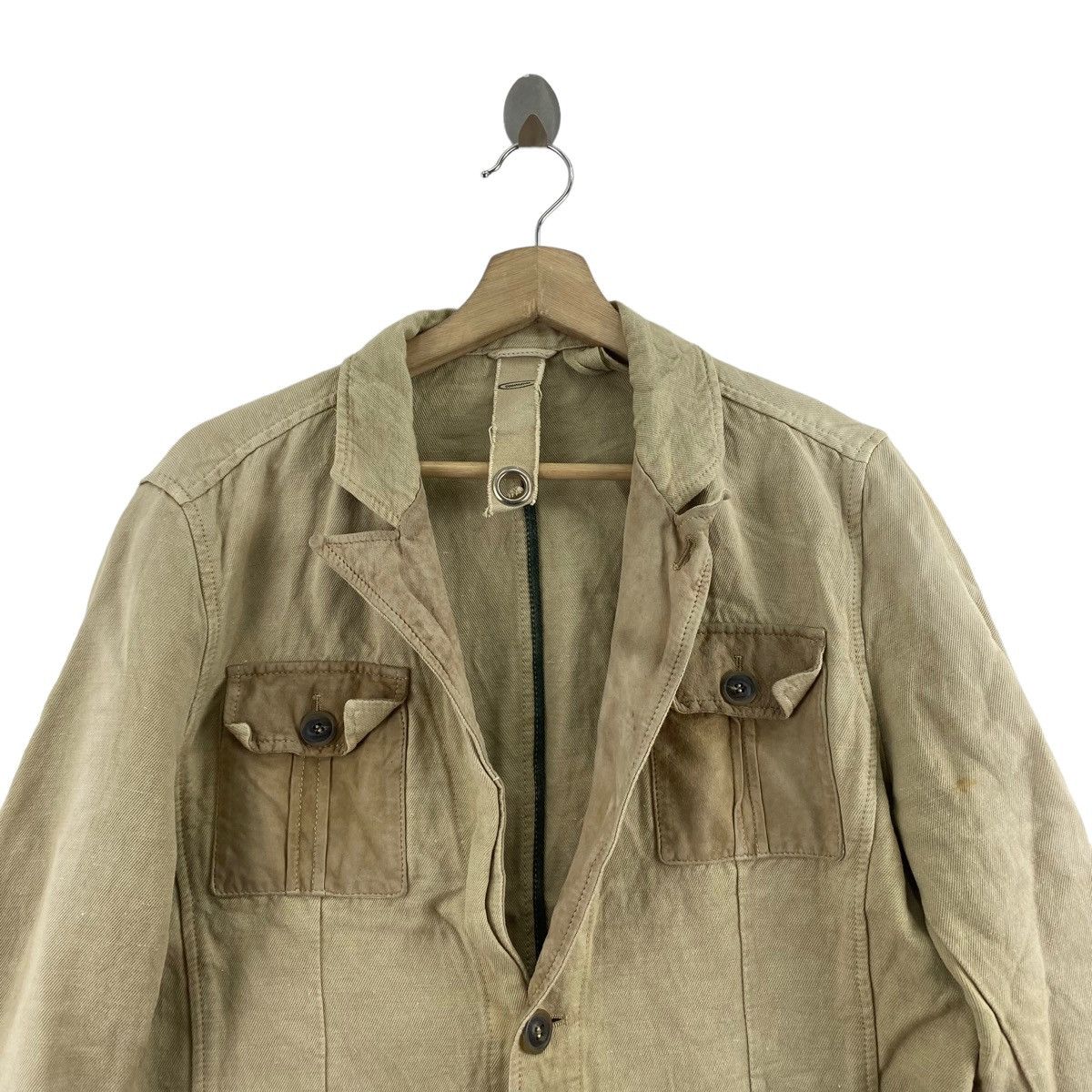 Other TERRIT Multi Pockets Button Up Leather Jacket Size US M / EU 48-50 / 2 - 2 Thumbnail