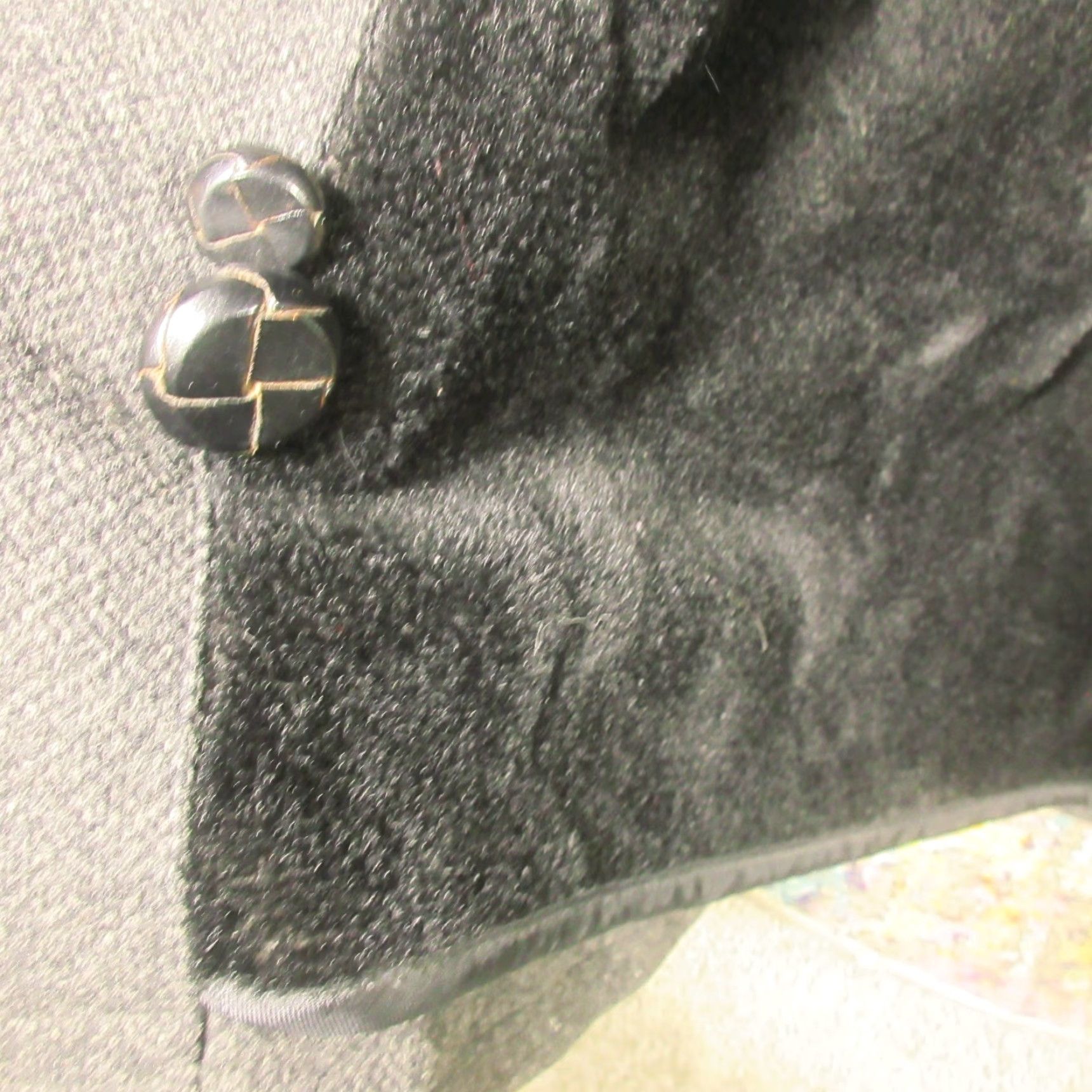 Vintage VINTAGE Stratojac Coat Overcoat Wool Gray Tweed Fur Trim Button 40 Long Mens Classic Fall Winter 44 in Chest Retro Barons Mens Size US XXS / EU 40 - 6 Thumbnail
