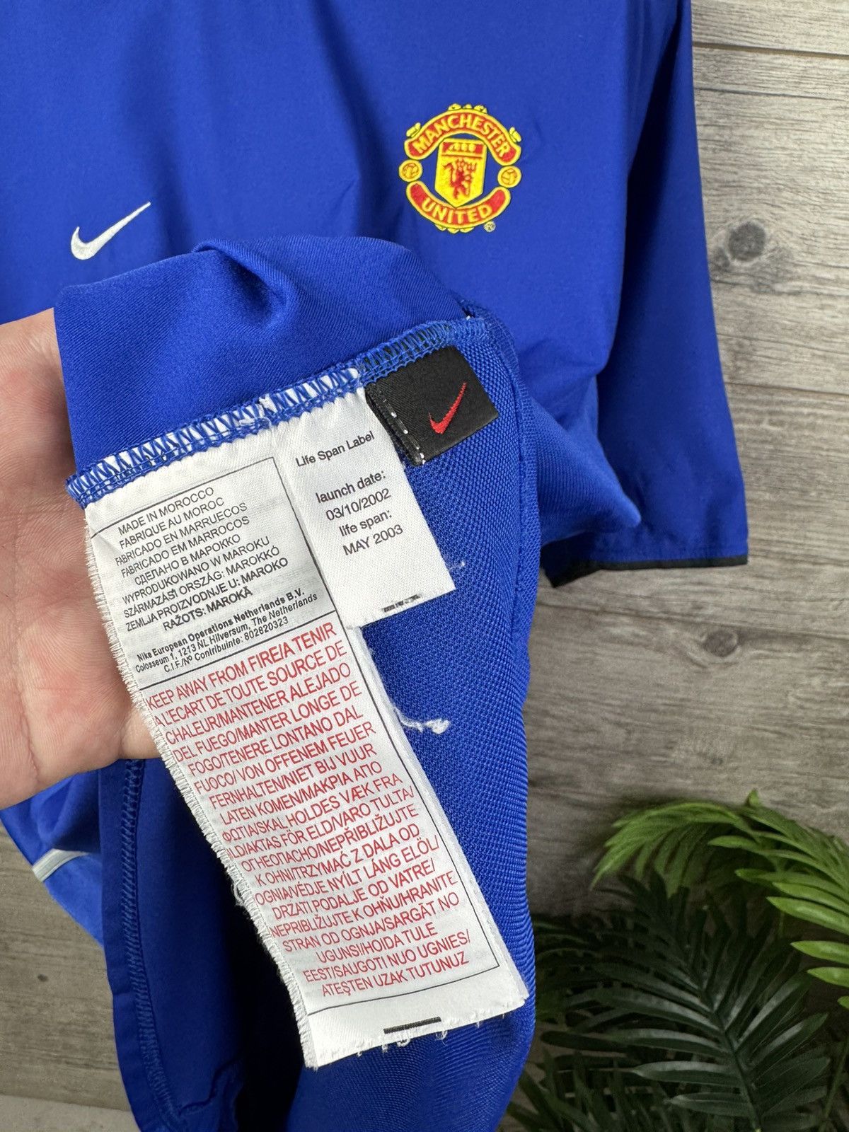 Nike Nike 2002/03 Manchester United Soccer Jersey Style Ronaldo Size US L / EU 52-54 / 3 - 7 Thumbnail