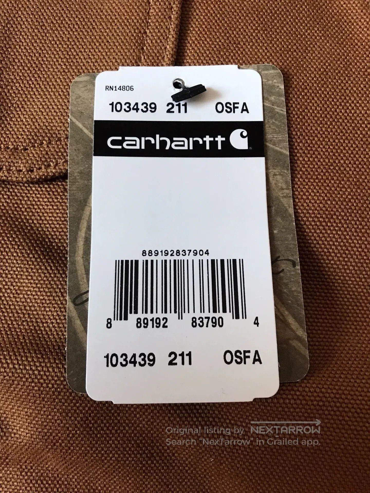 Carhartt Carhartt 103439 Classic Brown Apron. Size ONE SIZE - 8 Thumbnail