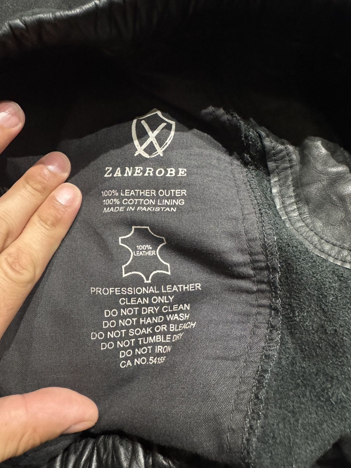 Zanerobe Zanerobe black leather joggers Size US 30 / EU 46 - 6 Thumbnail