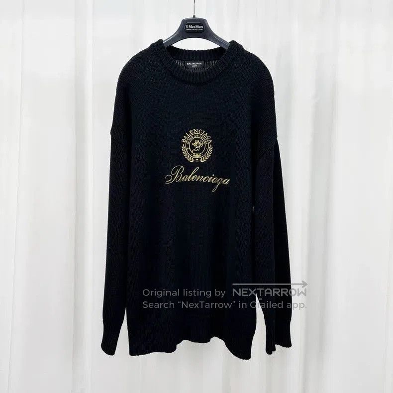Balenciaga Balenciaga Cupid Embroidery Letter Sweater. Size US S / EU 44-46 / 1 - 1 Thumbnail