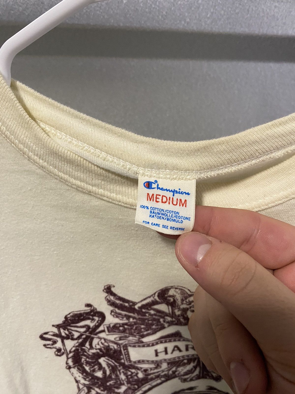 Champion × Vintage Early 1980’s Champion Harvard Artwork Shirt Size US M / EU 48-50 / 2 - 3 Thumbnail