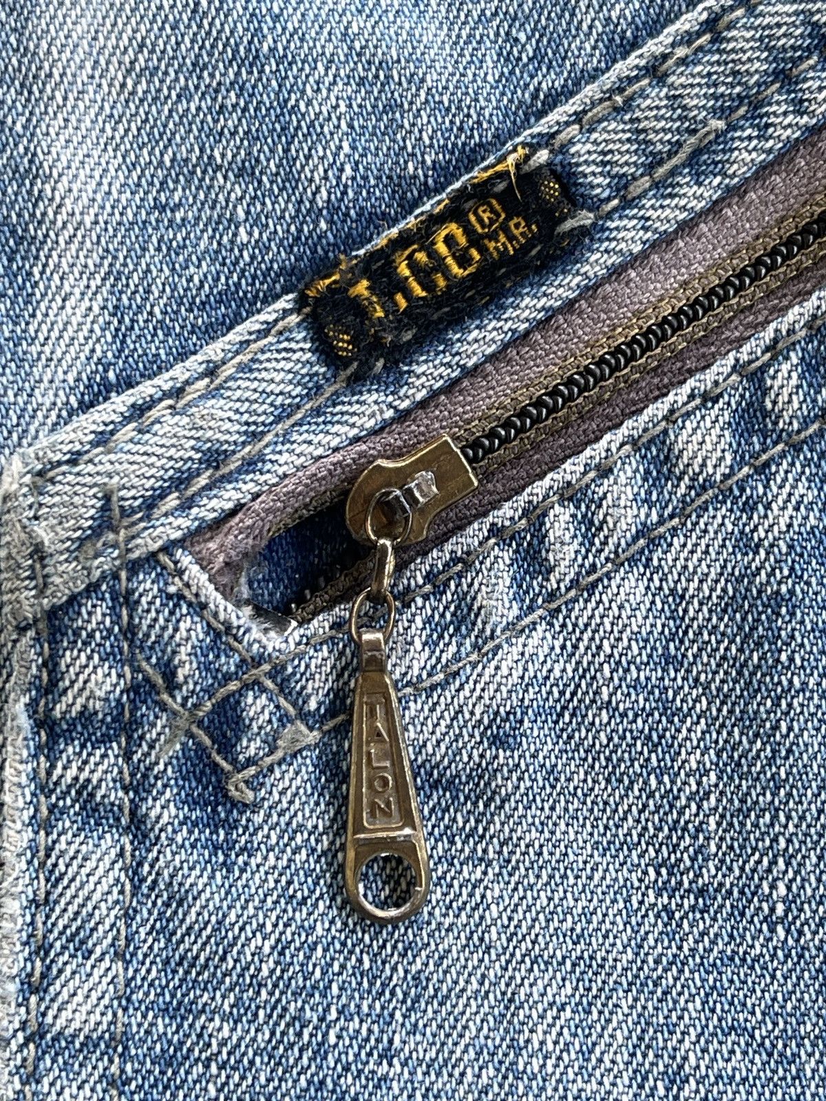 Lee Destroyed❗️70s Lee Jelt 91 B Distressed Jacket Size US L / EU 52-54 / 3 - 5 Thumbnail