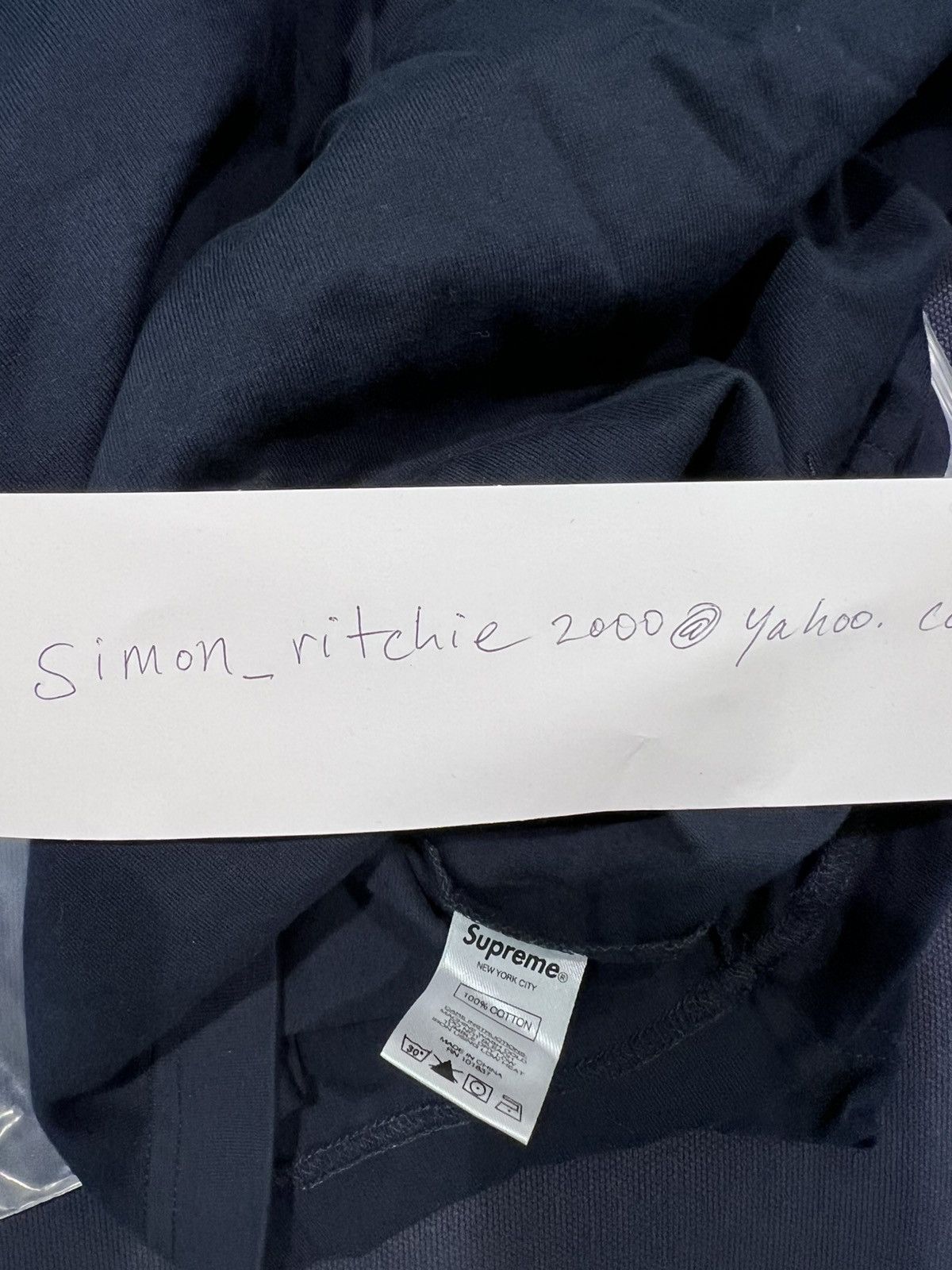 Supreme Supreme small box tee, Navy blue, SS18, medium, DSWT Size US M / EU 48-50 / 2 - 3 Thumbnail