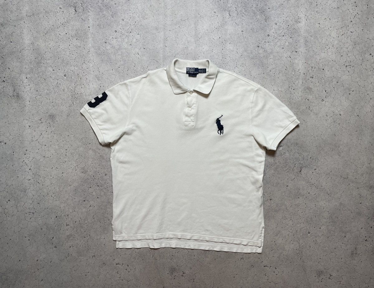 Polo Ralph Lauren Vintage PRL Polo T-Shirt Big Pony Polo Ralph Lauren #3 White Size US XXL / EU 58 / 5 - 1 Thumbnail