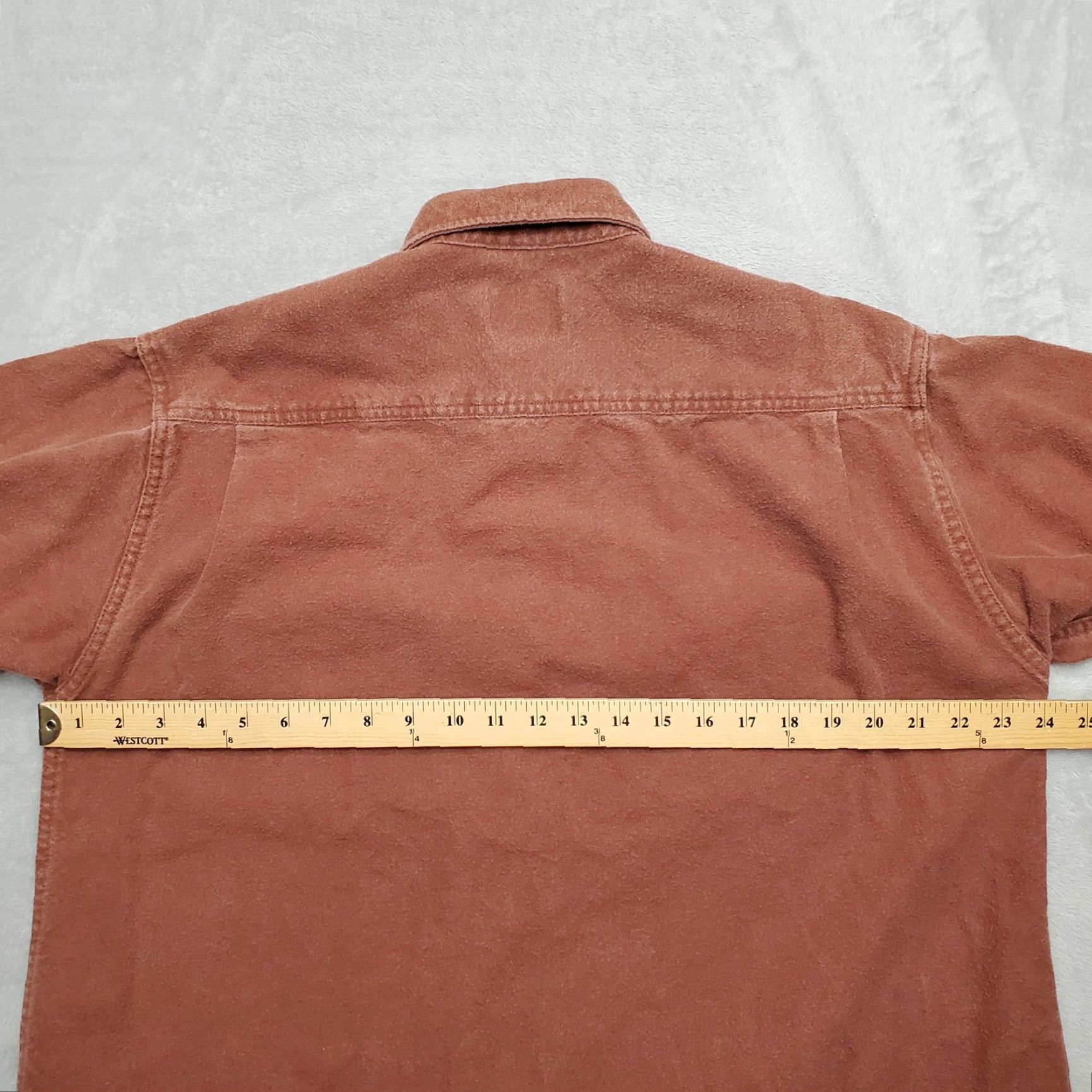 Vintage VINTAGE Cabela's Chamois Shirt Men L Red Flannel Heavyweight Button-Up Long Sleeve Casual Outdoor Cotton Logo: N/A Size US L / EU 52-54 / 3 - 6 Thumbnail