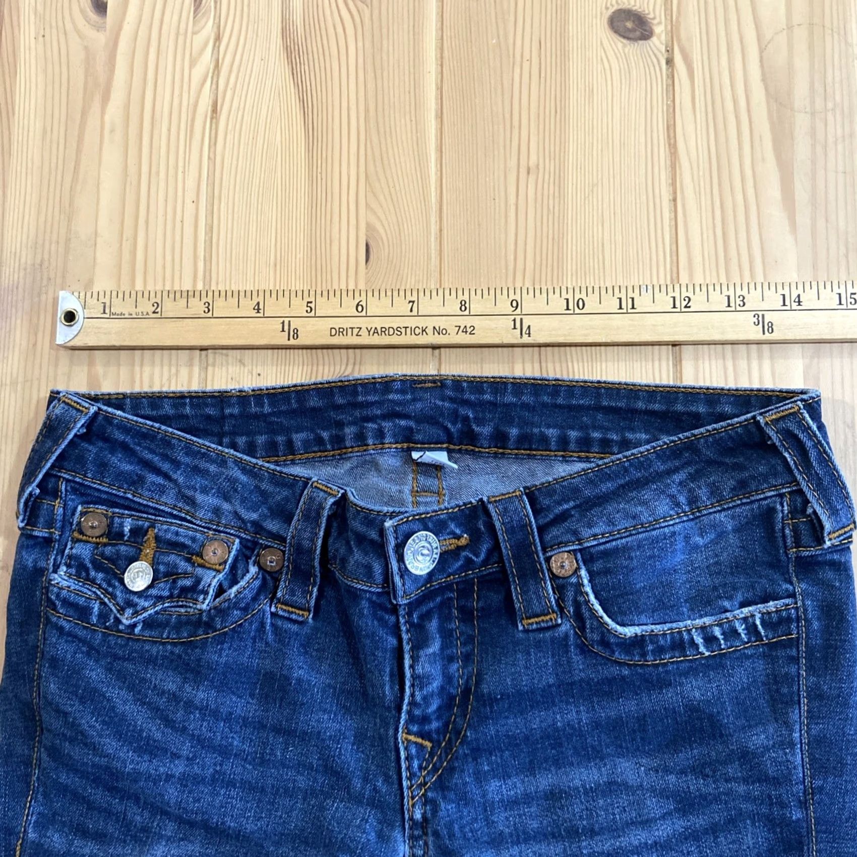 True Religion VTG True Religion Jeans Skinny Distressed Blue Women’s Size 28 Stretch Size 28" / US 6 / IT 42 - 5 Thumbnail