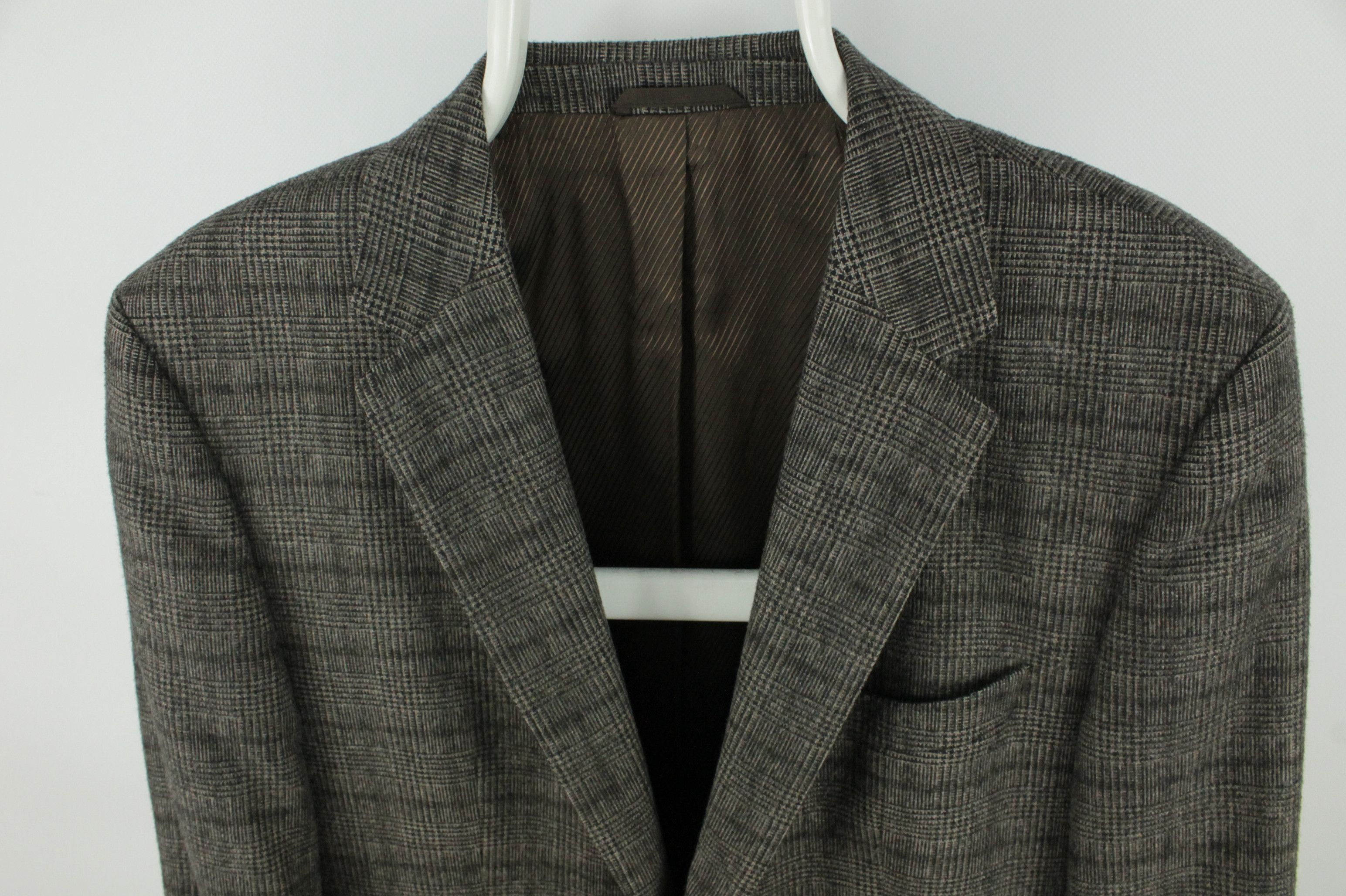 Hugo Boss Hugo Boss Flannel Wool Blend Elbow Patch Blazer Jacket Size US M / EU 48-50 / 2 - 2 Thumbnail