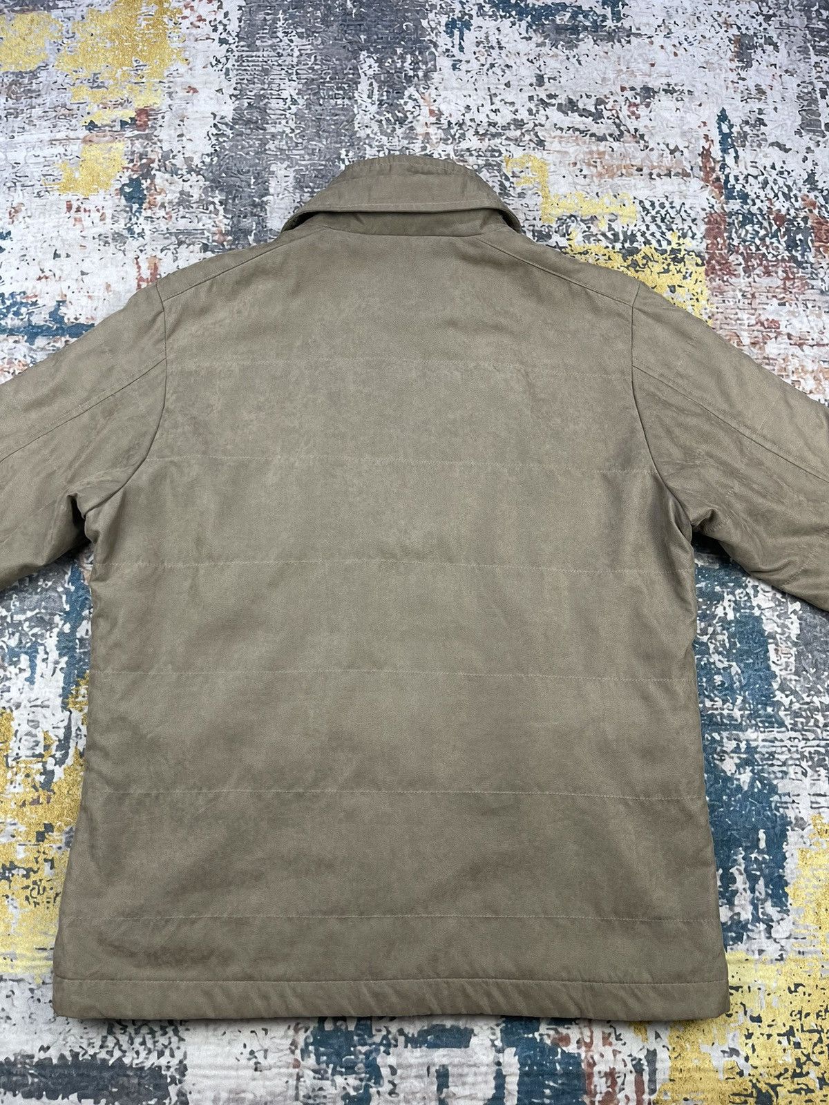 Kansai Yamamoto Kansai Yamamoto Moleskin Like 2 Collar Quilt Padded Jackets Size US M / EU 48-50 / 2 - 4 Thumbnail