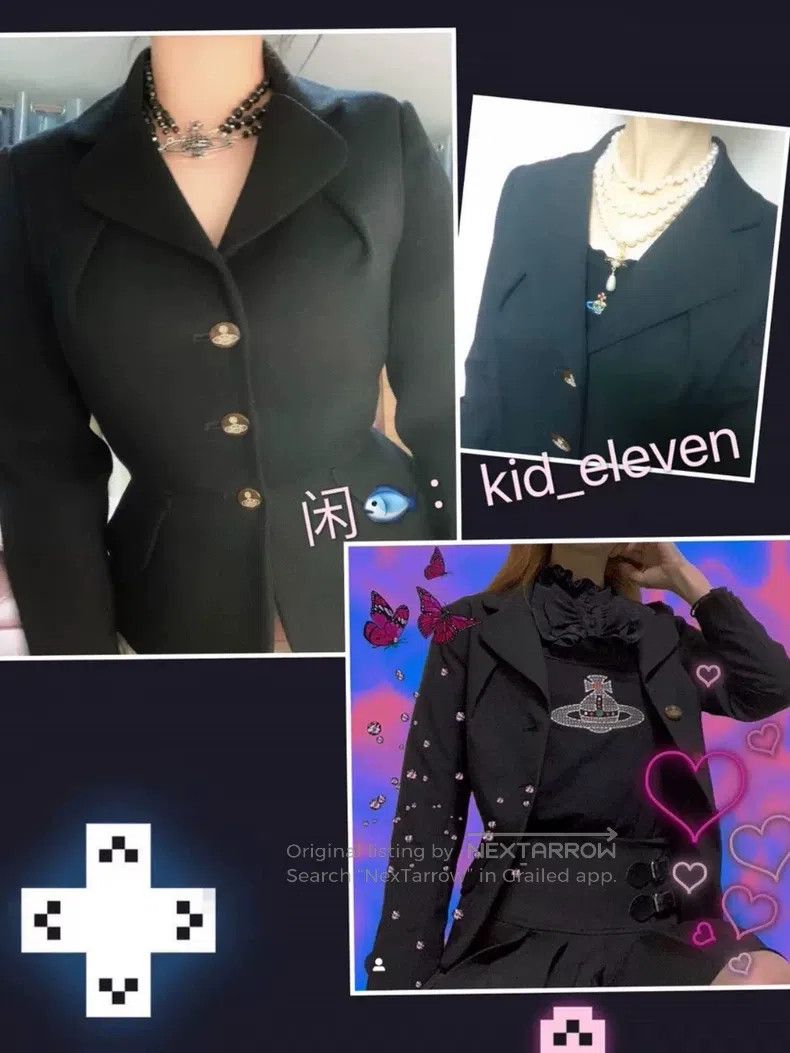 Vivienne Westwood Vivienne Westwood Heart Collar Blazer Jacket Top Size M / US 6-8 / IT 42-44 - 4 Thumbnail