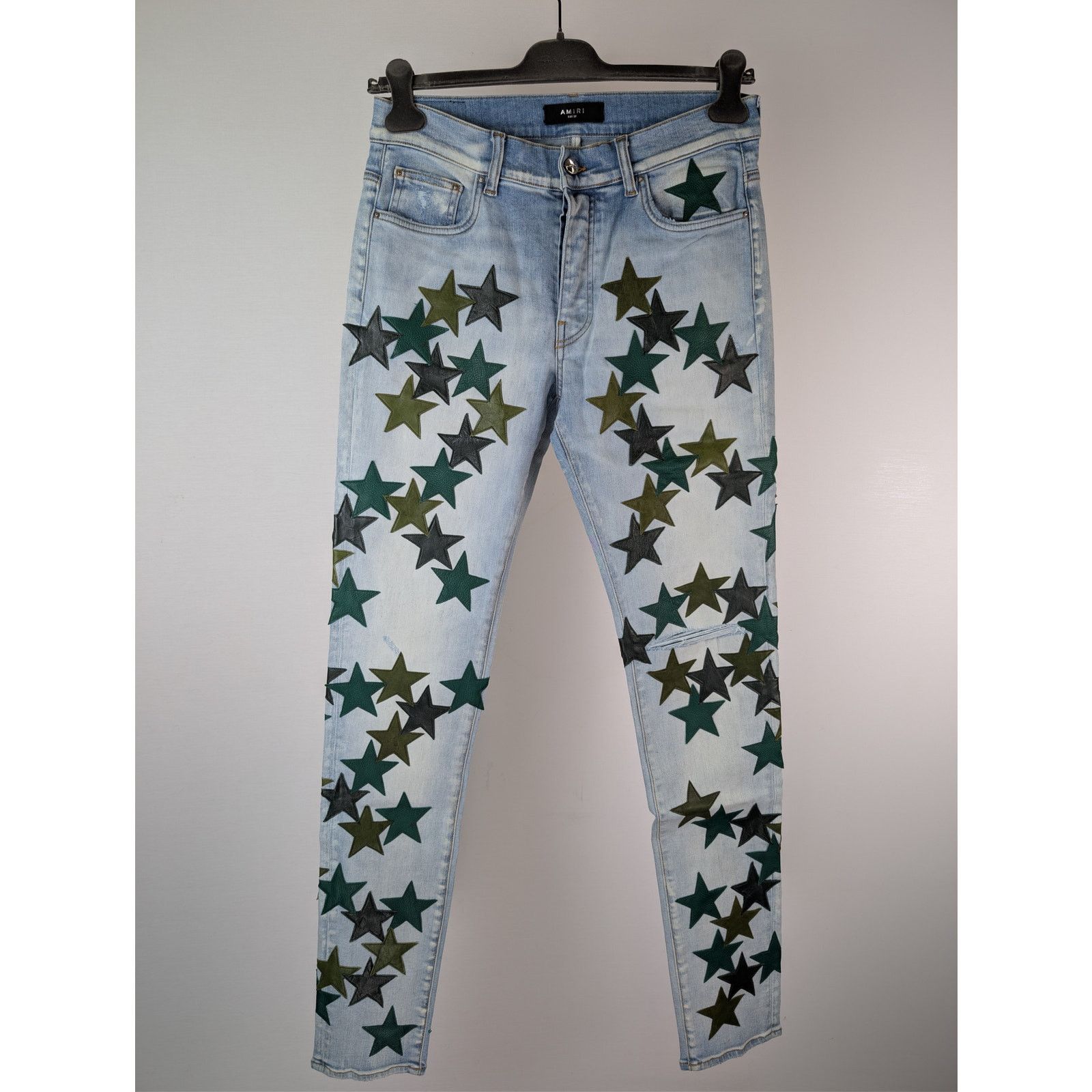 Amiri o1rshd1 Chemist Jean Denim Jeans in Light Indigo Size US 34 / EU 50 - 10 Thumbnail