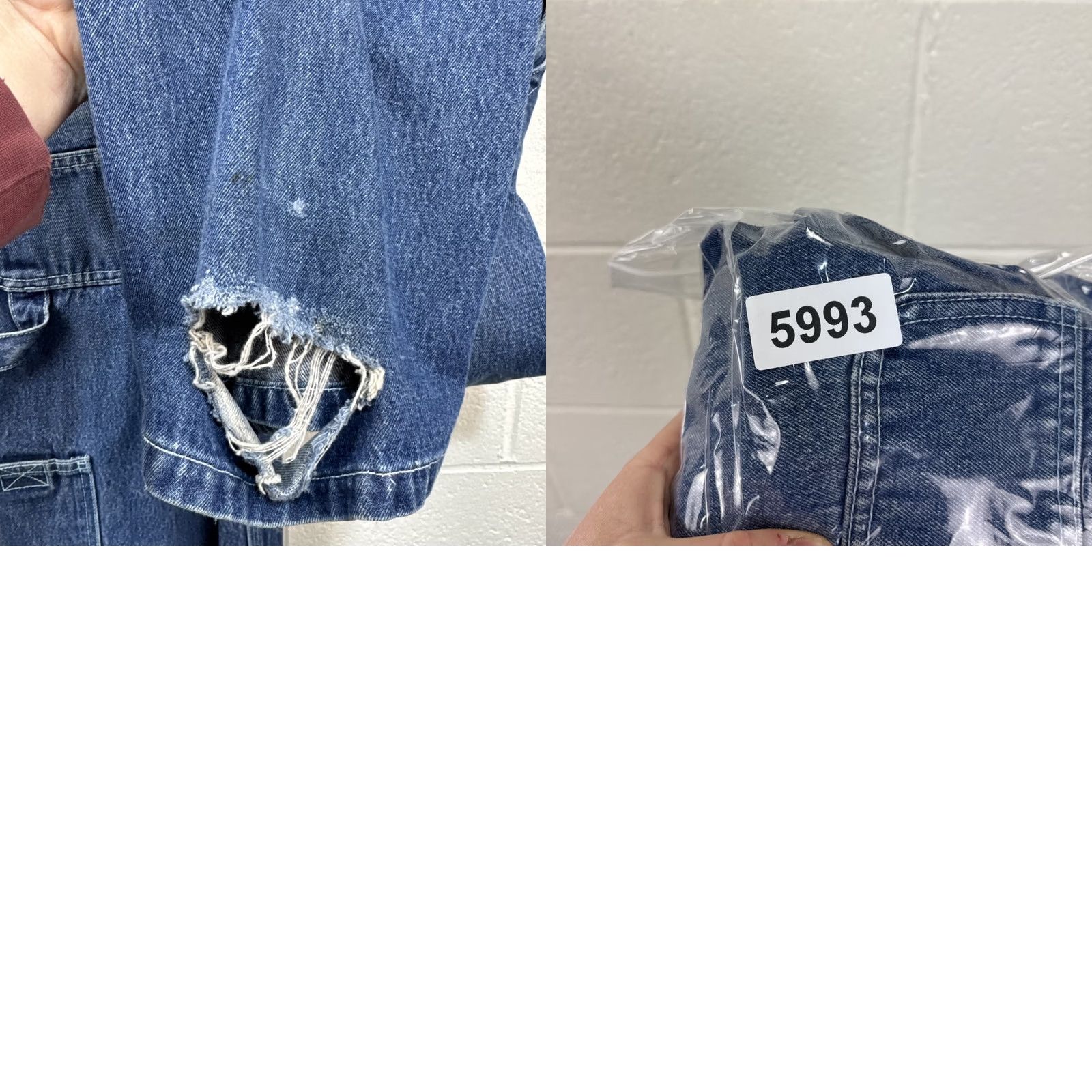 Vintage VINTAGE? No. C.E. Schmidt Bib Overalls Mens 34x30 Blue Denim Carpenter Workwear Utility Shirt Pants Jeans 5-Pocket Design Workwear Grunge 90s Mens Size US 34 / EU 50 - 11 Thumbnail