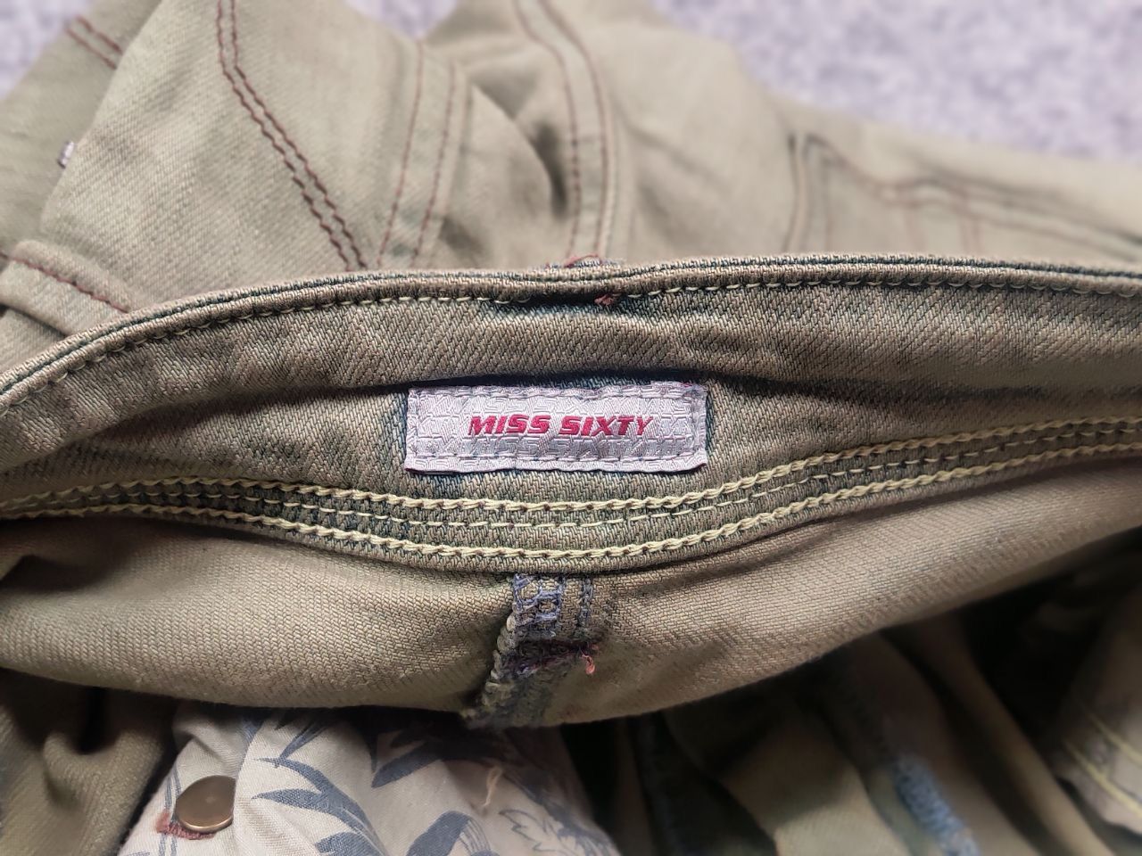 🤢 Miss Sixty Vintage Y2K Baggy Distressed Denim Jeans