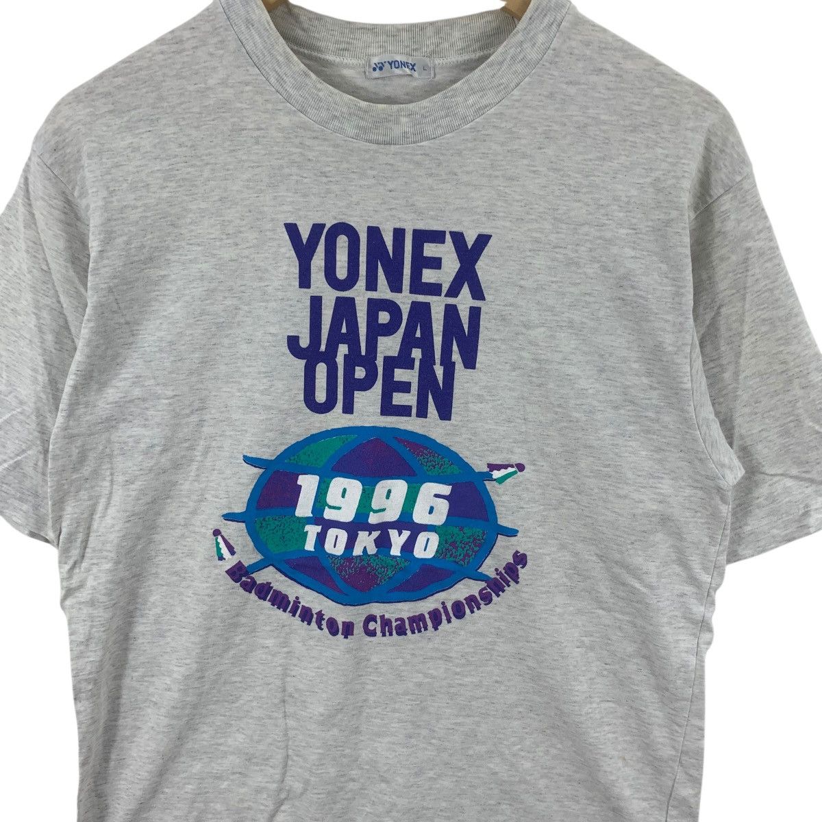 Vintage Vintage 1996 YONEX JAPAN BADMINTON Championship Tee Shirt Size US L / EU 52-54 / 3 - 5 Thumbnail