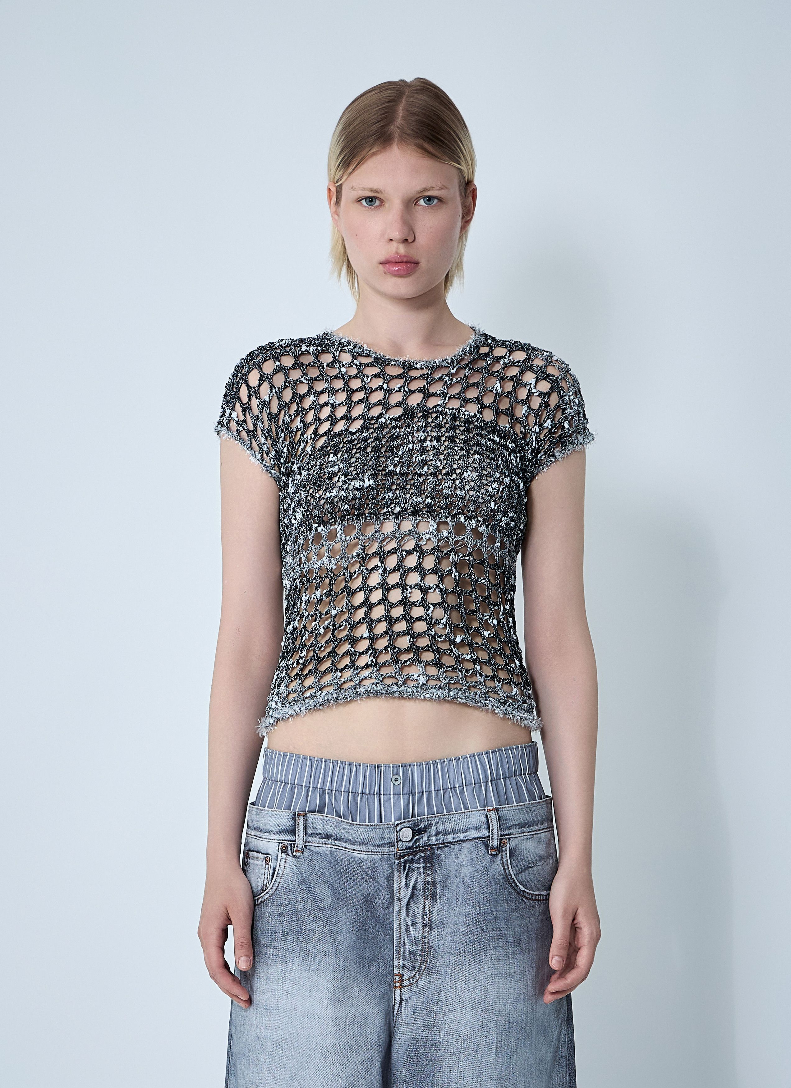 Acne Studios Crochet Top Size L / US 10 / IT 46 - 1 Thumbnail