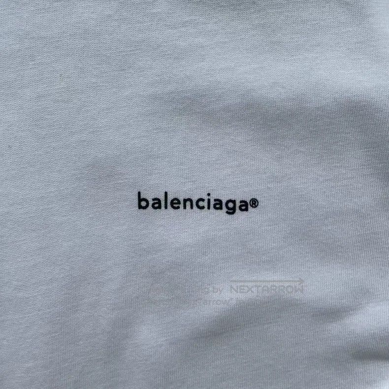 Balenciaga Balenciaga Letter logo print round neck short-sleeve T-shi Size US XS / EU 42 / 0 - 3 Thumbnail