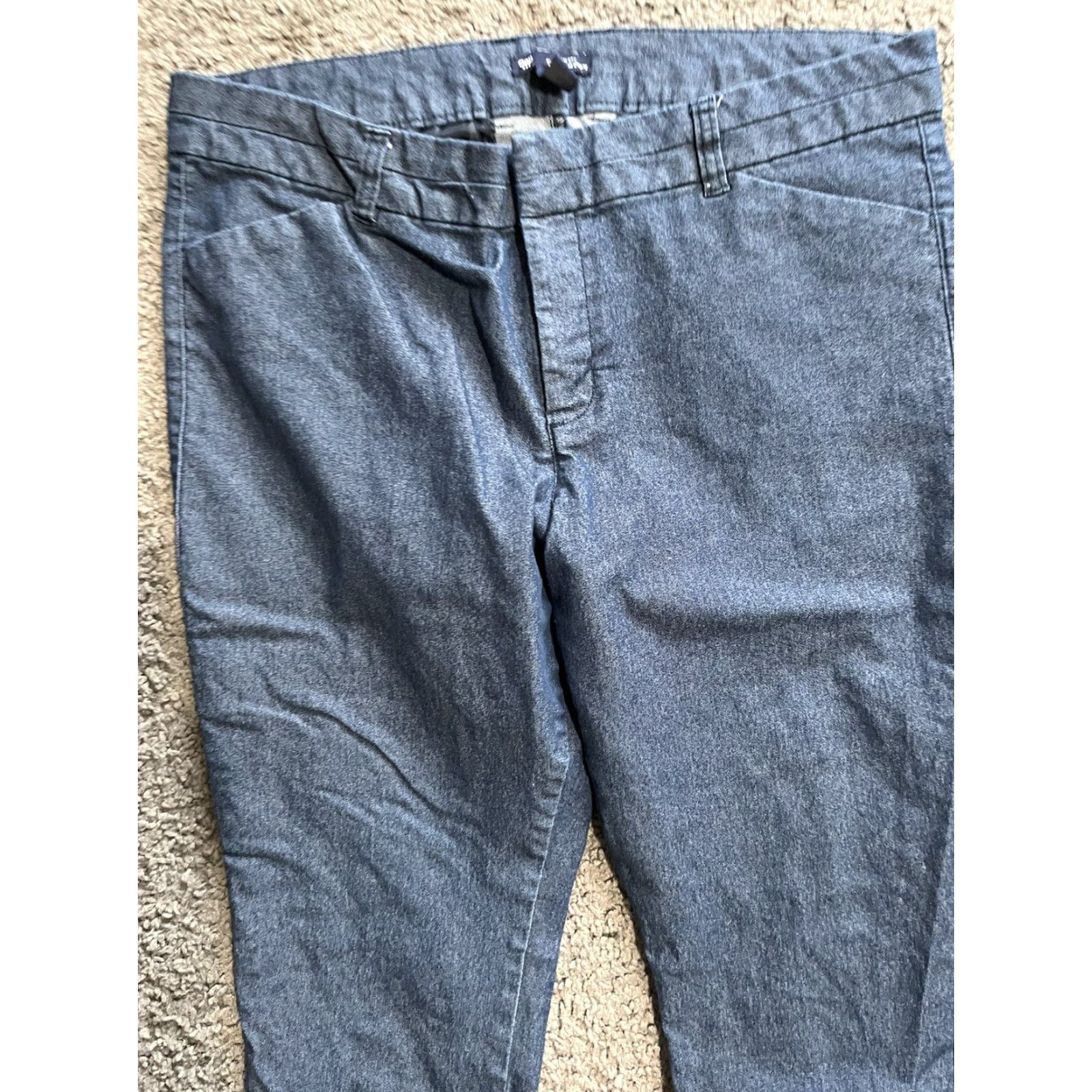 Gap VINTAGE Gap Slim City Cropped Pants 14R Women Blue Slimming Cropped City 90s Womens Size 36" / US 14 / IT 50 - 2 Thumbnail
