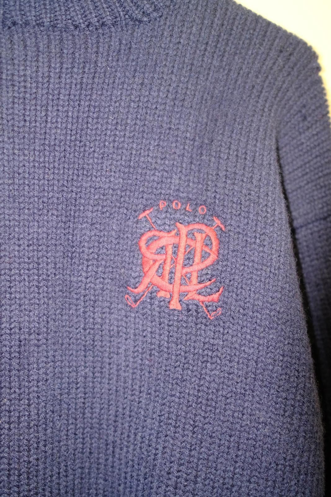 Polo Ralph Lauren 90's Polo Ralph Lauren Crest Logo Turtleneck Sweater Size M / US 6-8 / IT 42-44 - 3 Thumbnail