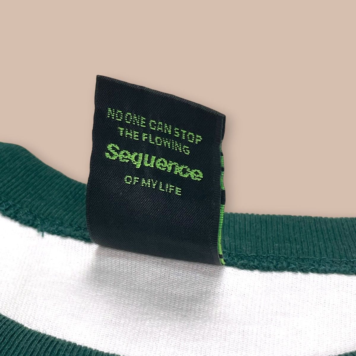 Japanese Brand Sequence by B-ONE SOUL "Shiba GA HOSHI" Ringer Tee Size US L / EU 52-54 / 3 - 13 Thumbnail