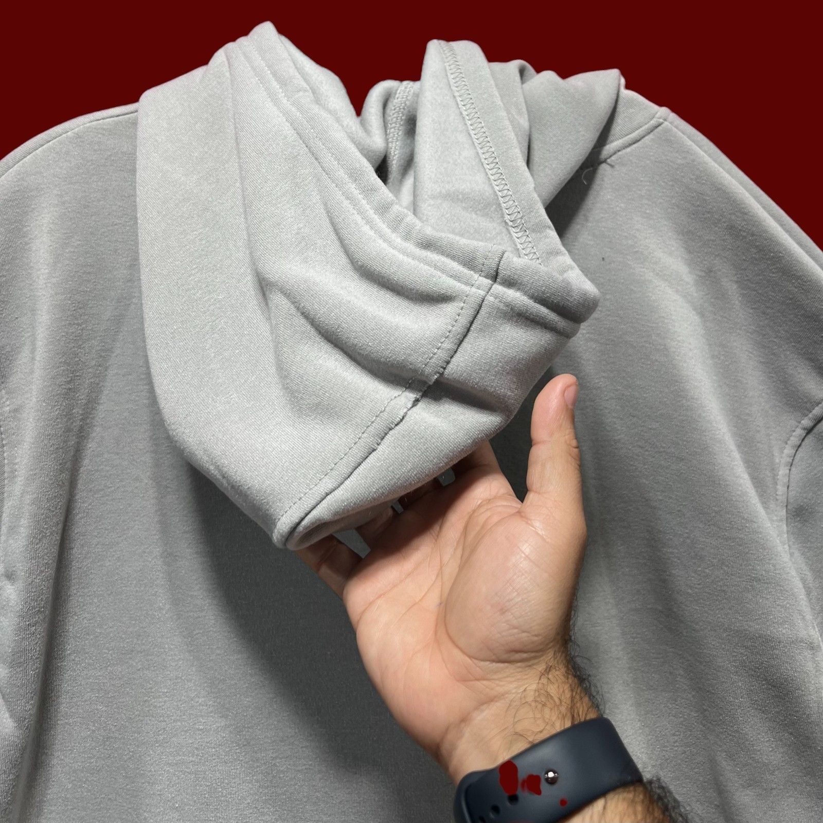 rue21 Rue 21 - Men's Long Sleeved Hooded Sweater - Grey - Medium Size US M / EU 48-50 / 2 - 12 Thumbnail