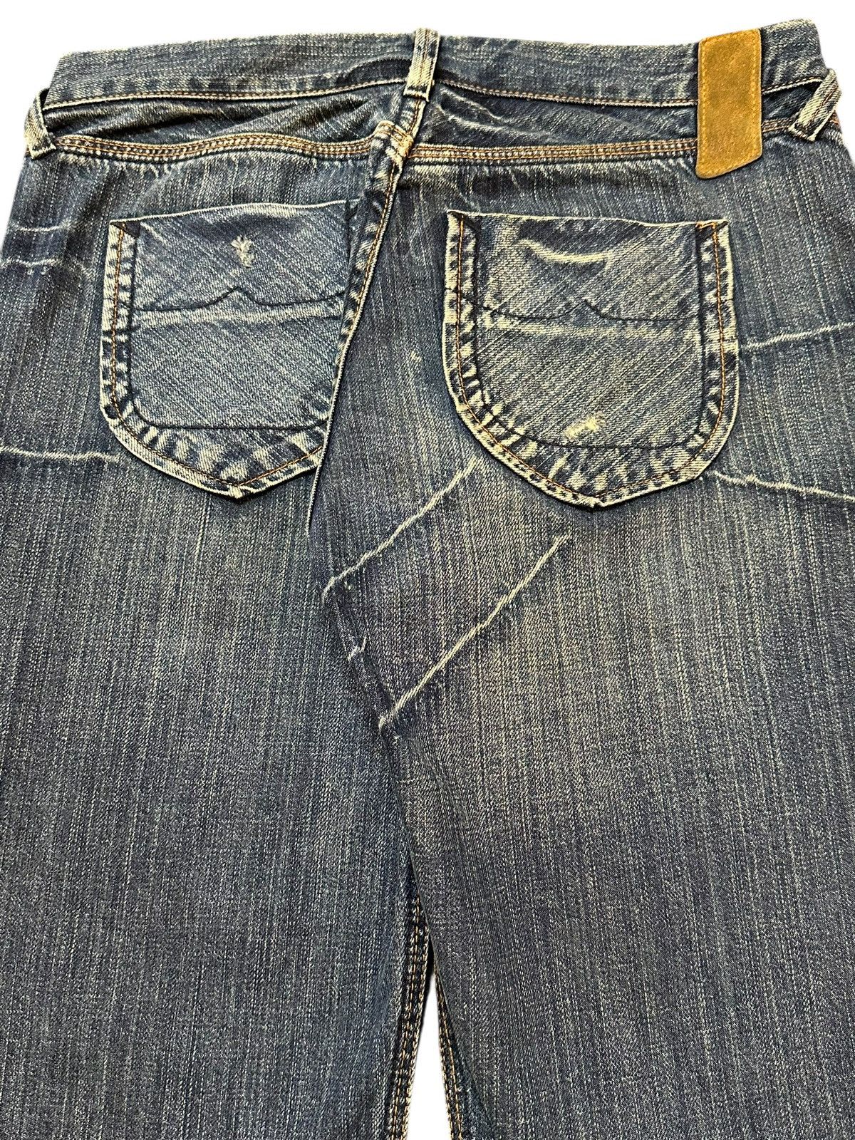 Japanese Brand Vintage Japanese Brand Faded Wash Paint Splatter Style Jeans Size US 28 / EU 44 - 6 Thumbnail