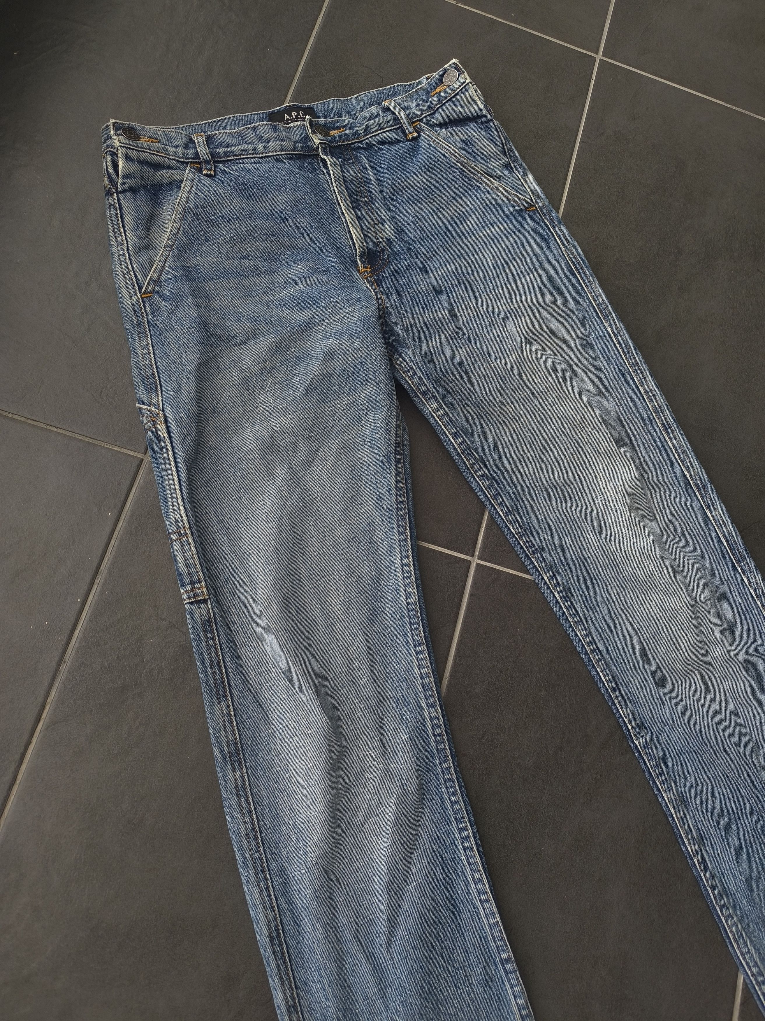 A.P.C. × Japanese Brand RARE APC CARPENTER JEANS Size US 30 / EU 46 - 2 Thumbnail
