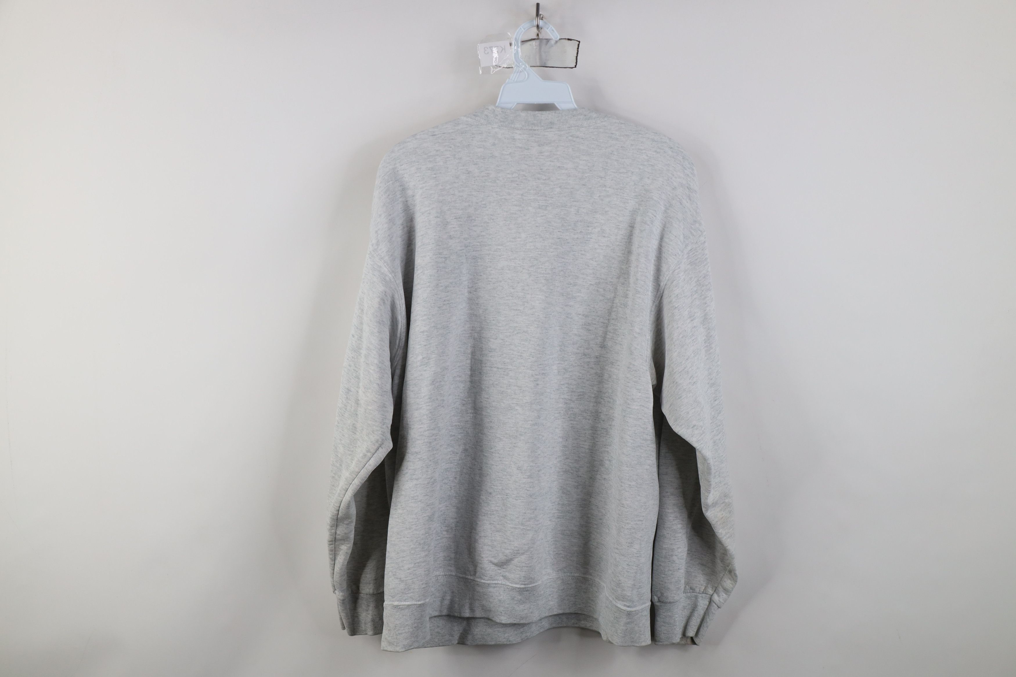 Vintage Vintage 90s Spell Out Serenity Prayer Sweatshirt Gray Size L / US 10 / IT 46 - 11 Thumbnail