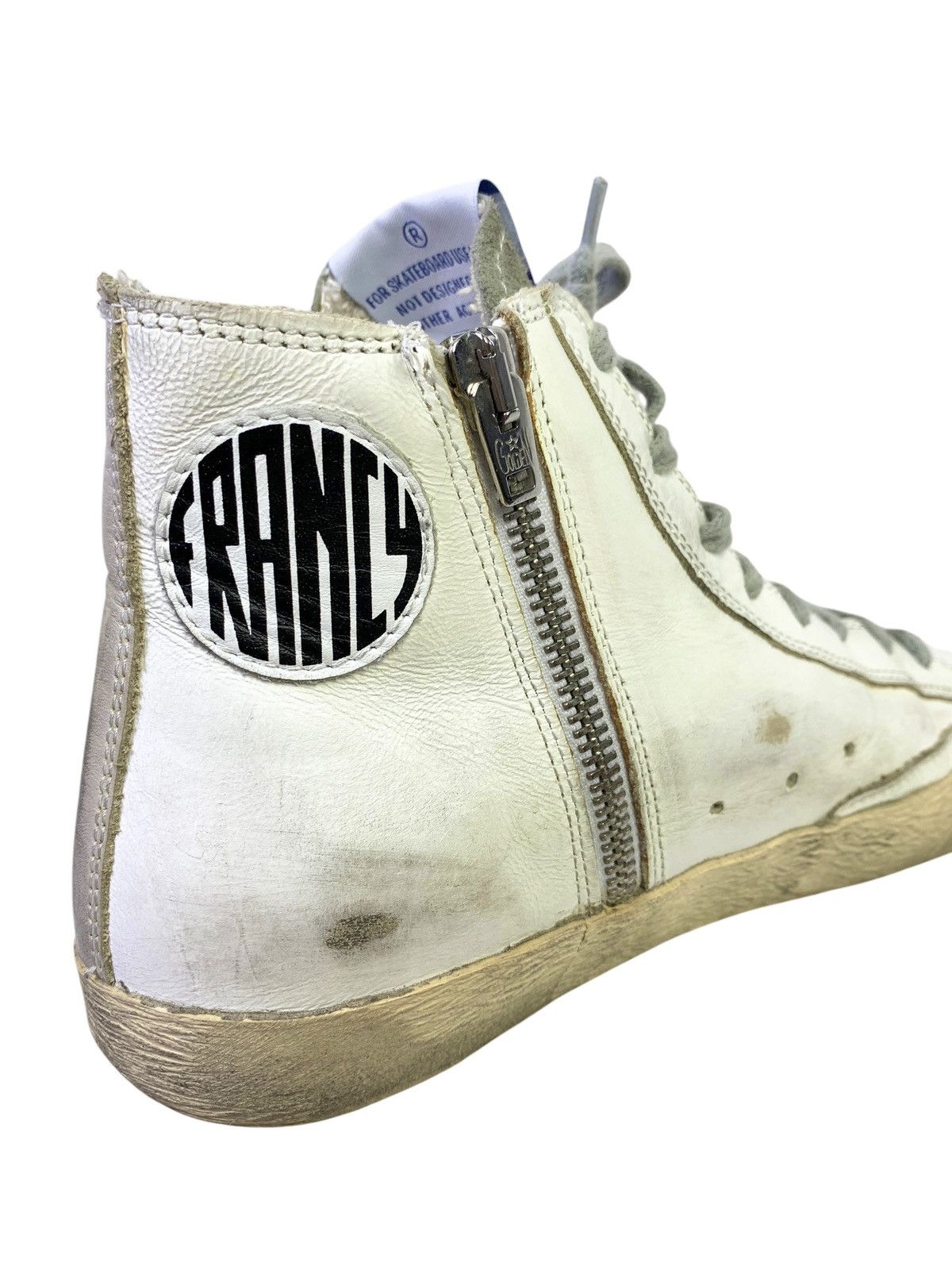 Golden Goose Golden Goose Francy Classic Hi Top White Distressed Leather Size US 5 / EU 37 - 9 Thumbnail