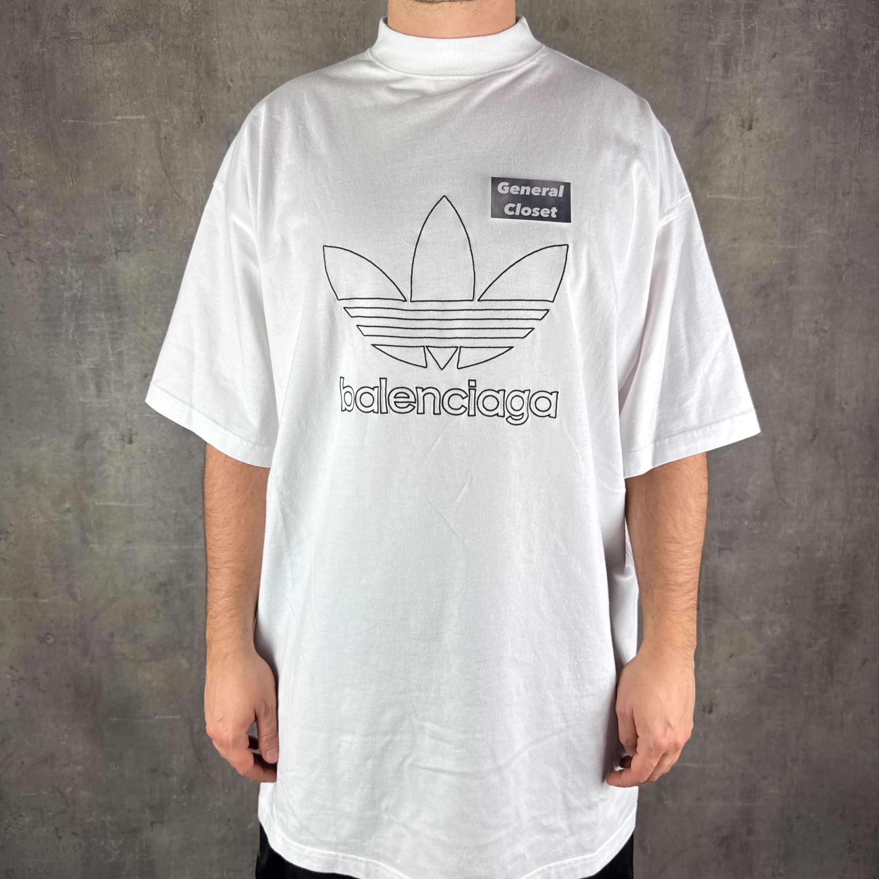 Adidas × Balenciaga BALENCIAGA x ADIDAS Logo Oversized T-Shirt