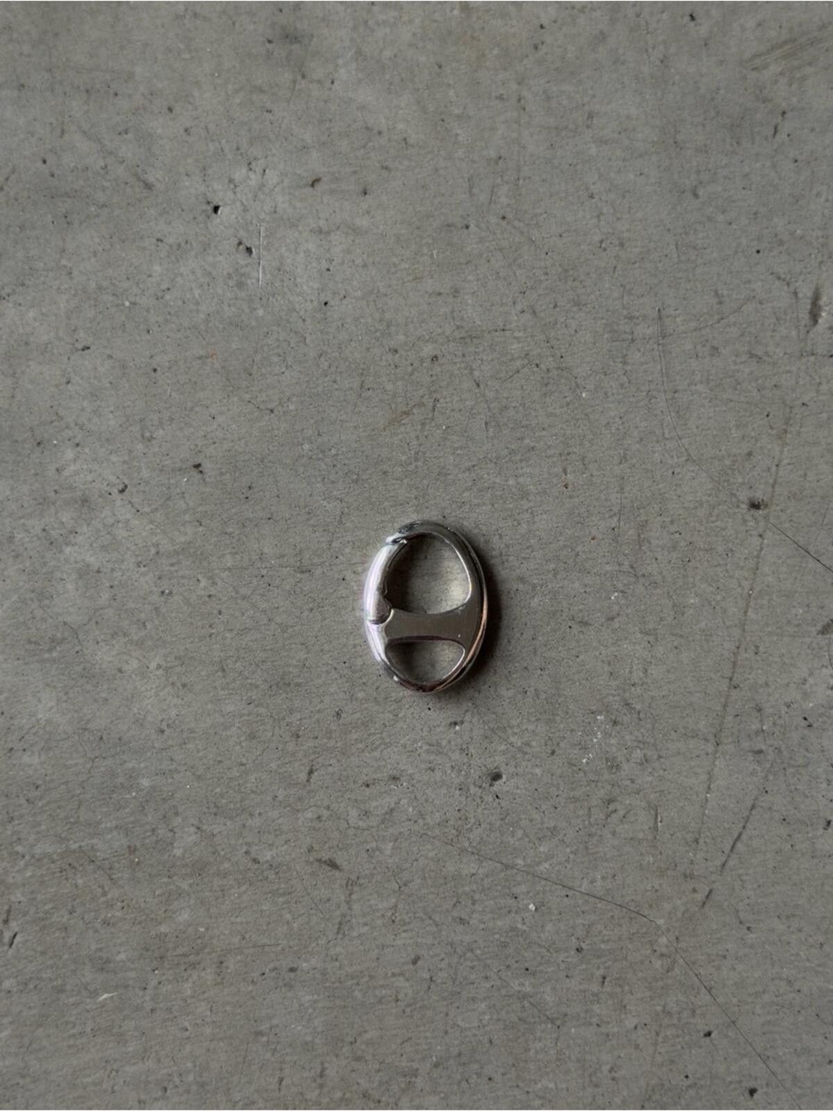 Other Etsy / Push Gate Ring Clasp Charm Connector / Silver Size ONE SIZE - 5 Thumbnail
