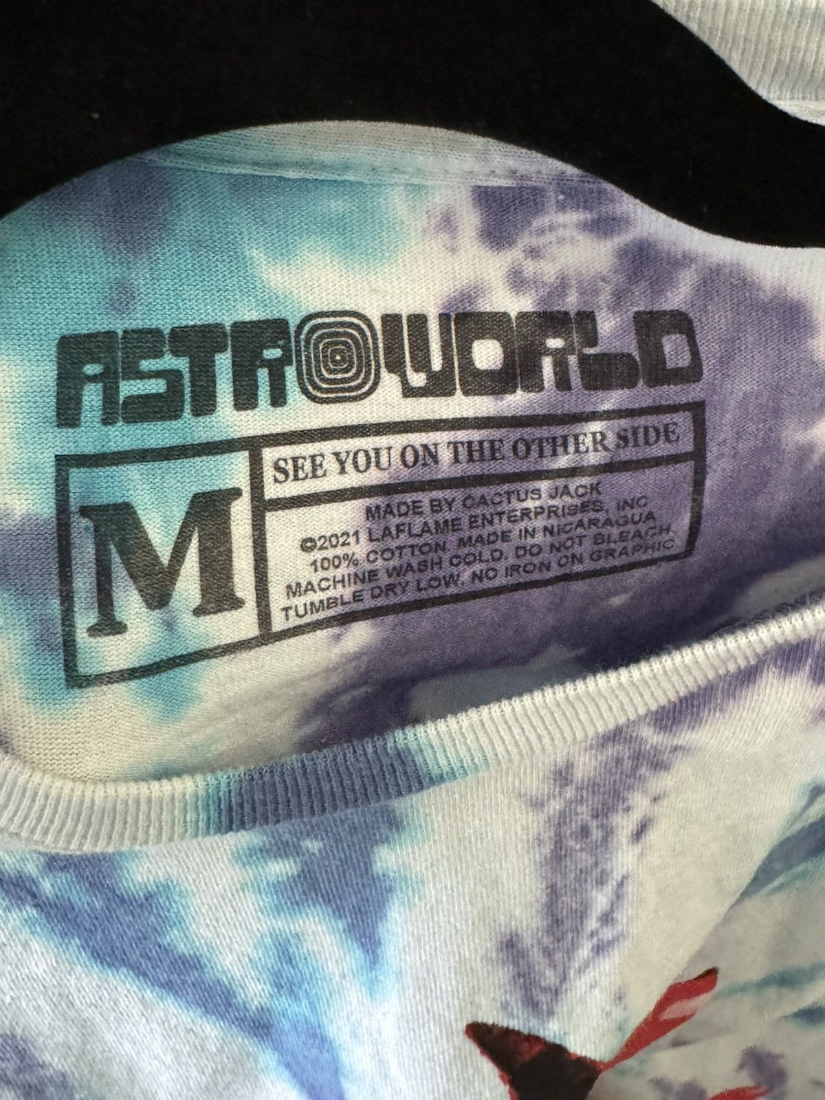 Travis Scott Travis Scott Tour Tee Tie Dye Size US M / EU 48-50 / 2 - 3 Thumbnail