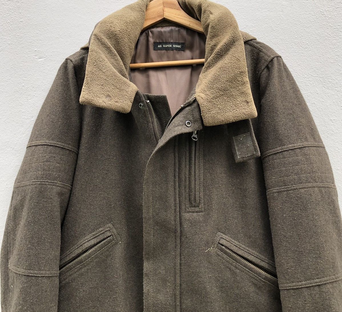 Vintage Vintage Japanese As Super Sonic Wool Blend Jacket Size US M / EU 48-50 / 2 - 3 Thumbnail