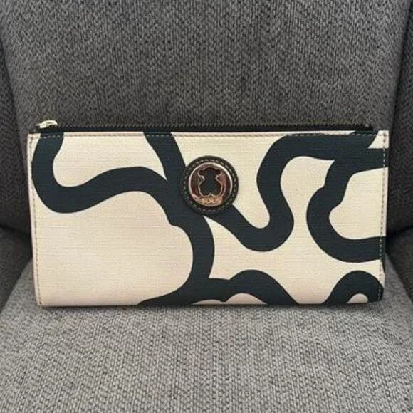 TOUS TOUS Patterned Leather Wallet Size ONE SIZE - 1 Thumbnail