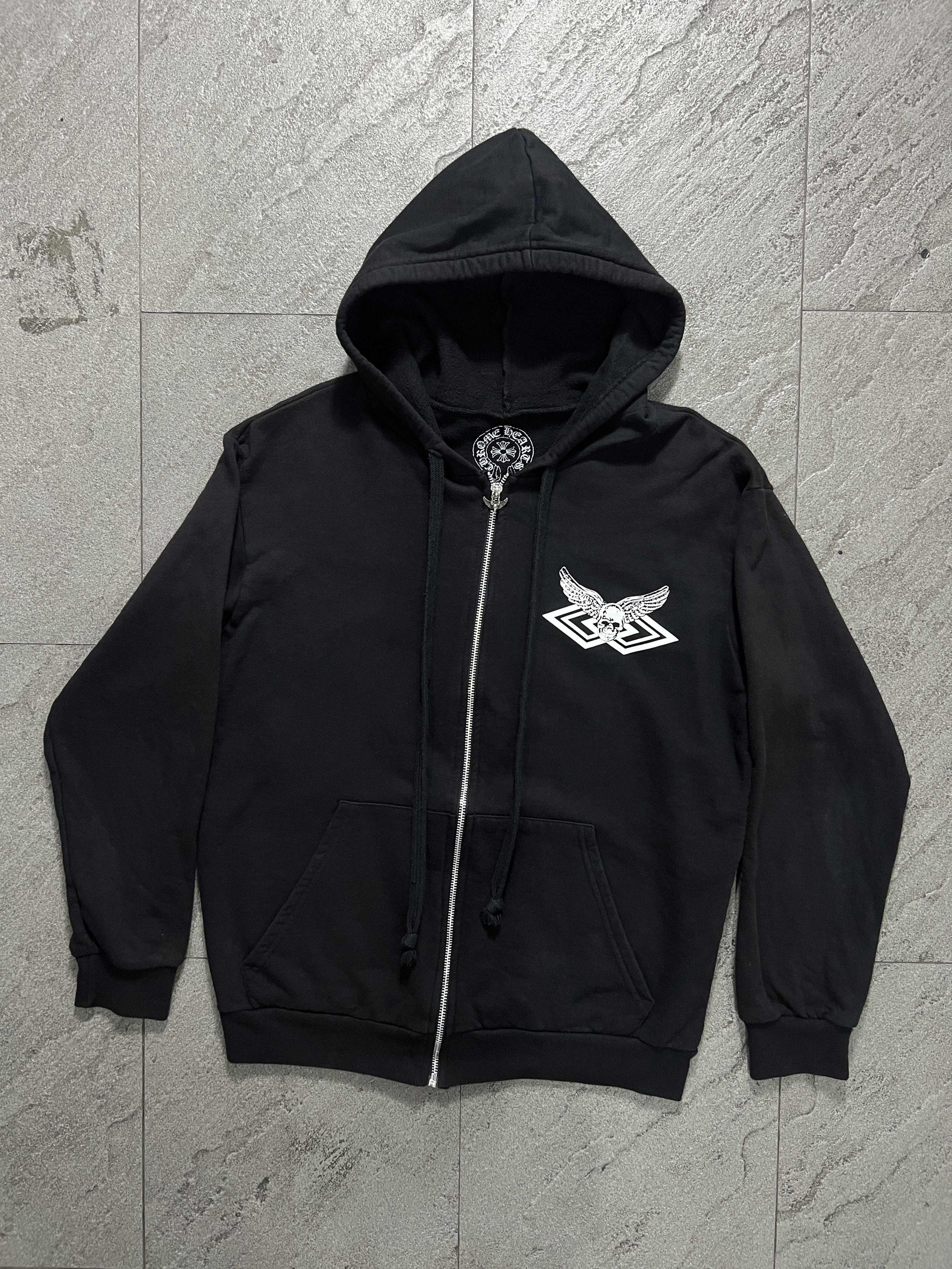 Chrome Hearts Chrome Hearts Foti Zip Hoodie Skull Wings Black L Size US L / EU 52-54 / 3 - 1 Thumbnail
