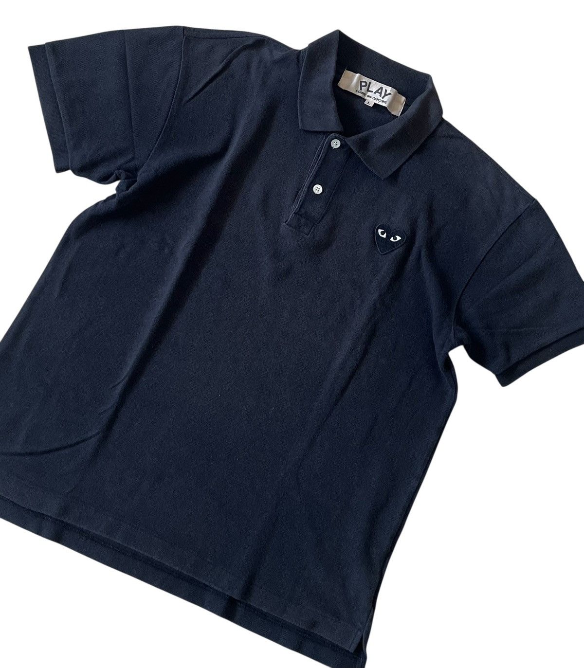 Comme des Garcons Cdg play AD2012 heart logo black polo shirt Size US L / EU 52-54 / 3 - 2 Thumbnail