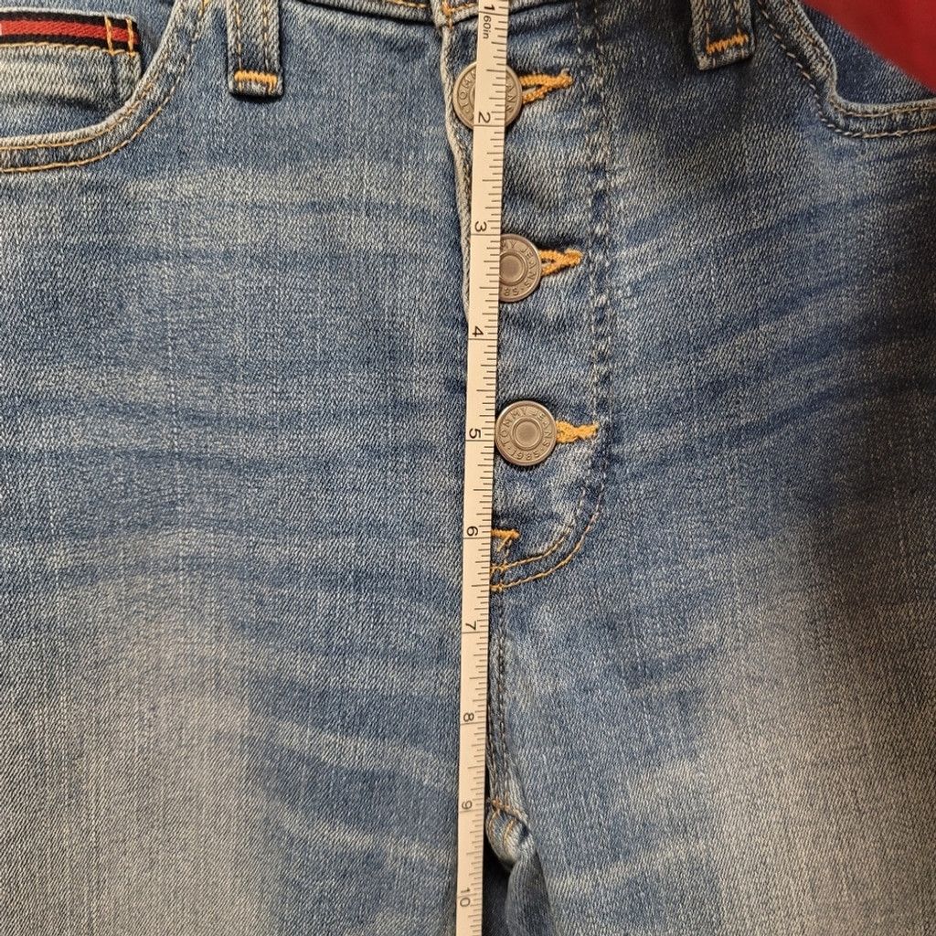 Tommy Hilfiger Tommy Hilfiger High Rise Straight Leg Skinny Jean Jegging Size 26" / US 2 / IT 38 - 13 Thumbnail