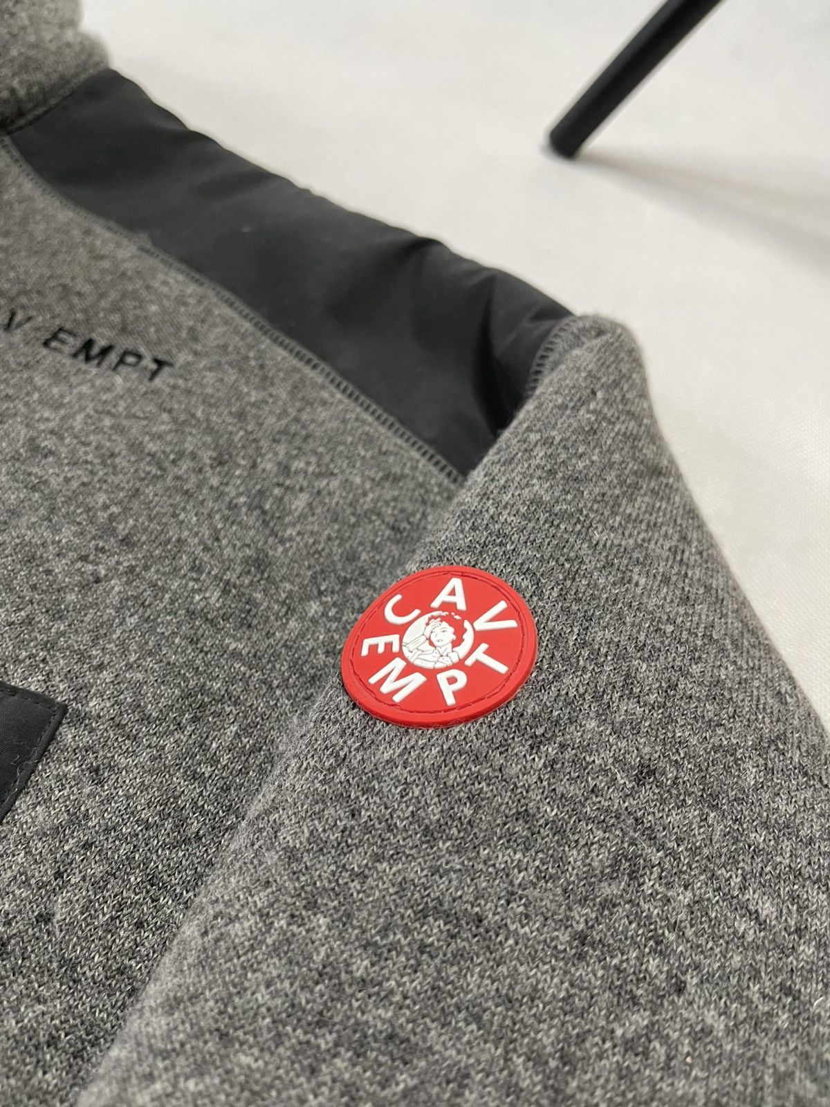 Cav Empt ‼️ SS21 Cav Empt C.E. Grey Furry Back Fleece Zip Up Jacket ‼️ Size US L / EU 52-54 / 3 - 10 Thumbnail