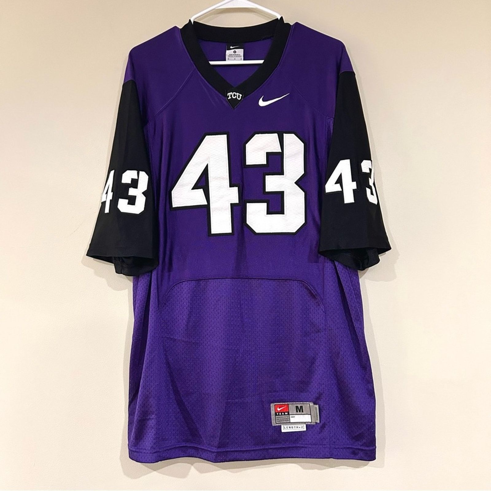 Nike Nike TCU Horned Frogs Football Jersey Size US M / EU 48-50 / 2 - 1 Thumbnail