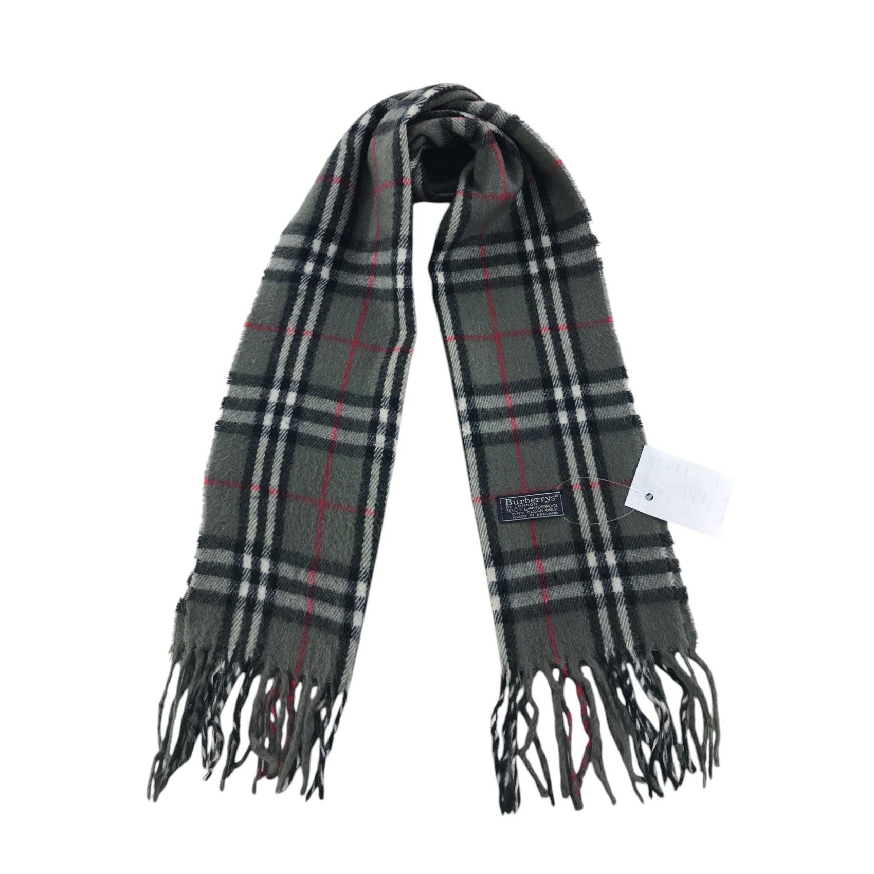 Burberry × Vintage Burberry Scarf / Muffler / Neckwear - WW2653 Size ONE SIZE - 1 Thumbnail