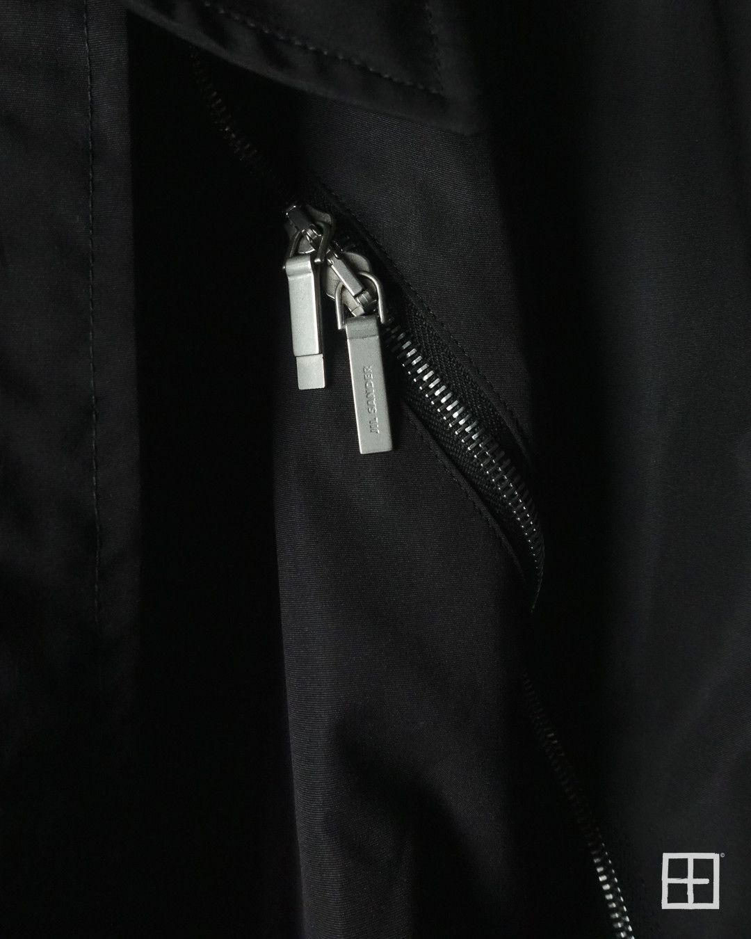 Jil Sander Jil Sander Archive Asymmetric Zipper Trench Coat Black Size US L / EU 52-54 / 3 - 5 Thumbnail