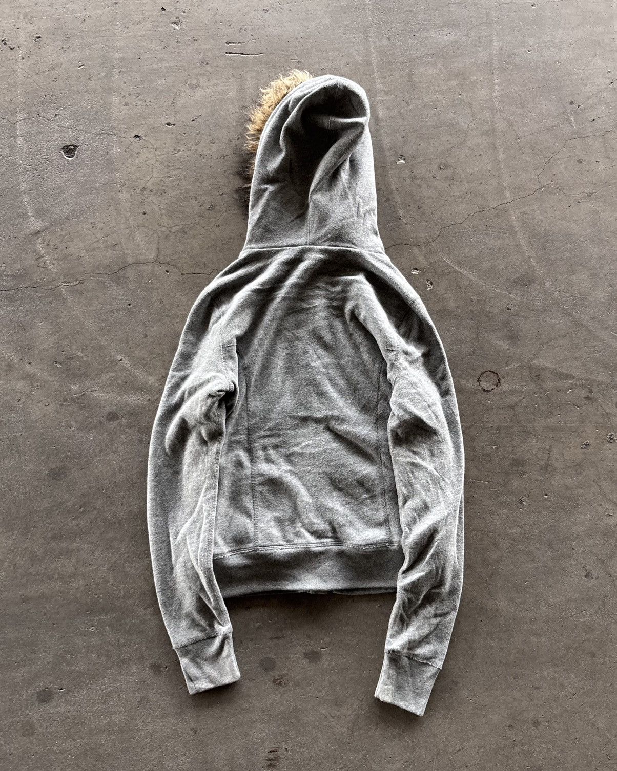 If Six Was Nine Ifsixwasnine Style Faux Fur Abercrombie Hoodie Size US M / EU 48-50 / 2 - 6 Thumbnail