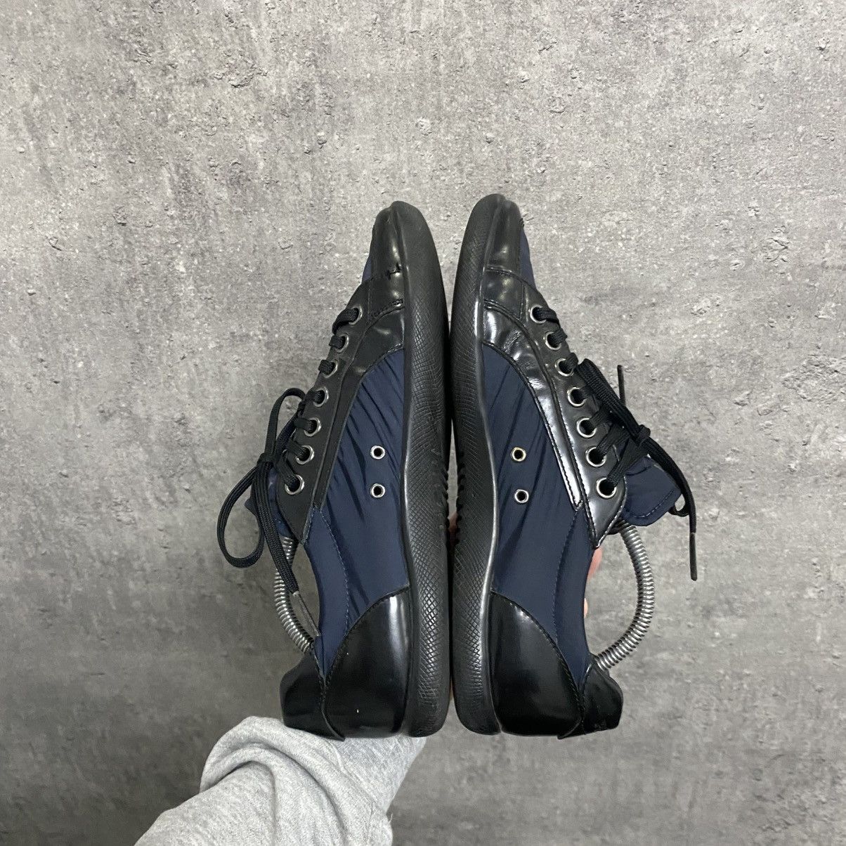 Prada Archive Y2K Vintage Prada shoes trainers slip on sneakers Size US 6 / EU 39 - 8 Thumbnail