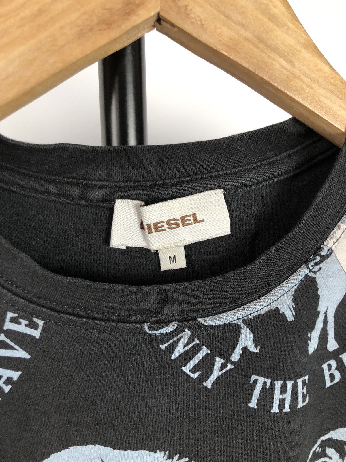 Diesel × If Six Was Nine Vintage DIESEL Y2K monogram very rare opium t shirts Size US M / EU 48-50 / 2 - 5 Thumbnail