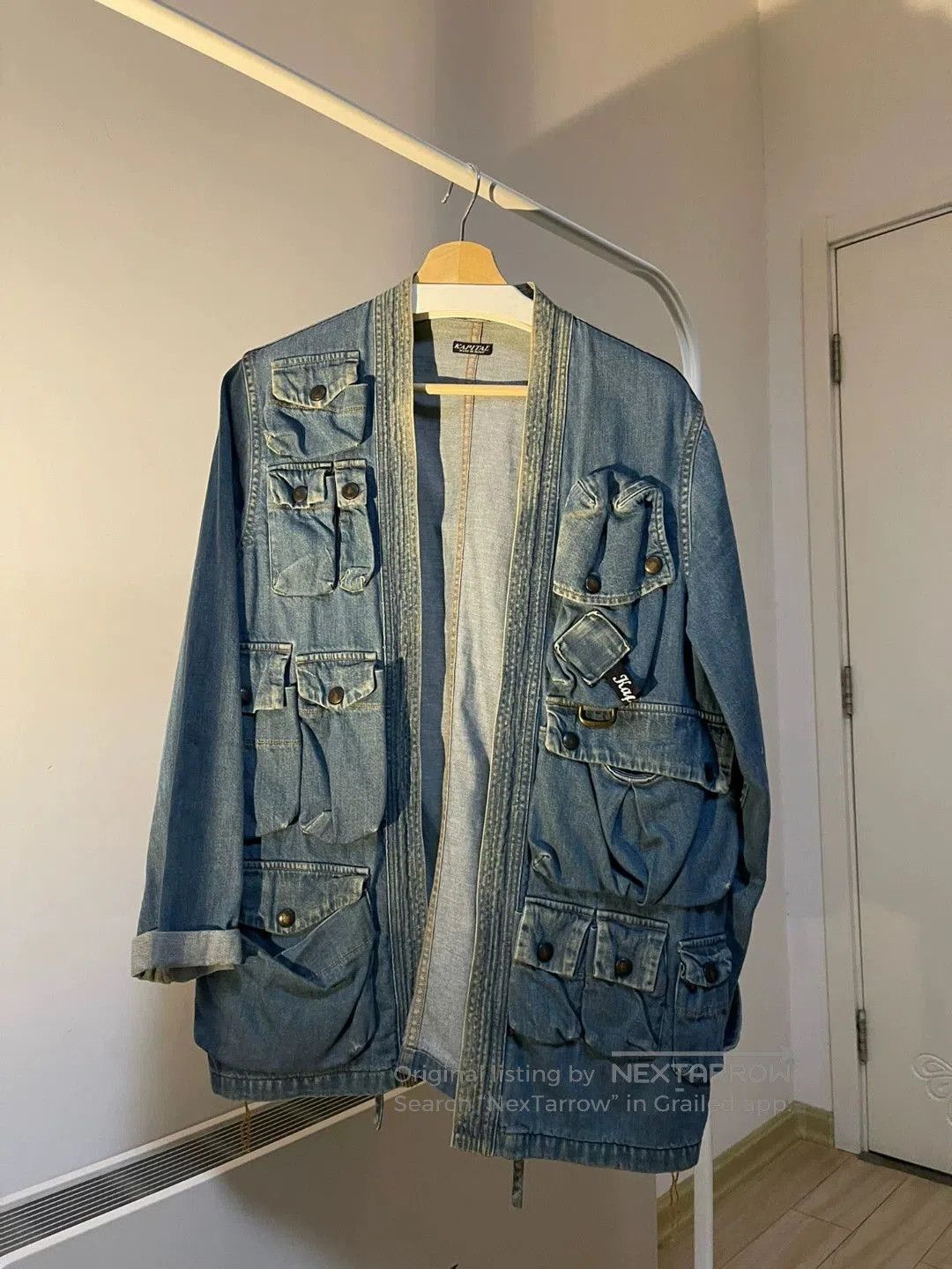 Kapital kapital multi-pocket denim cardigan jacket. Size US M / EU 48-50 / 2 - 1 Thumbnail
